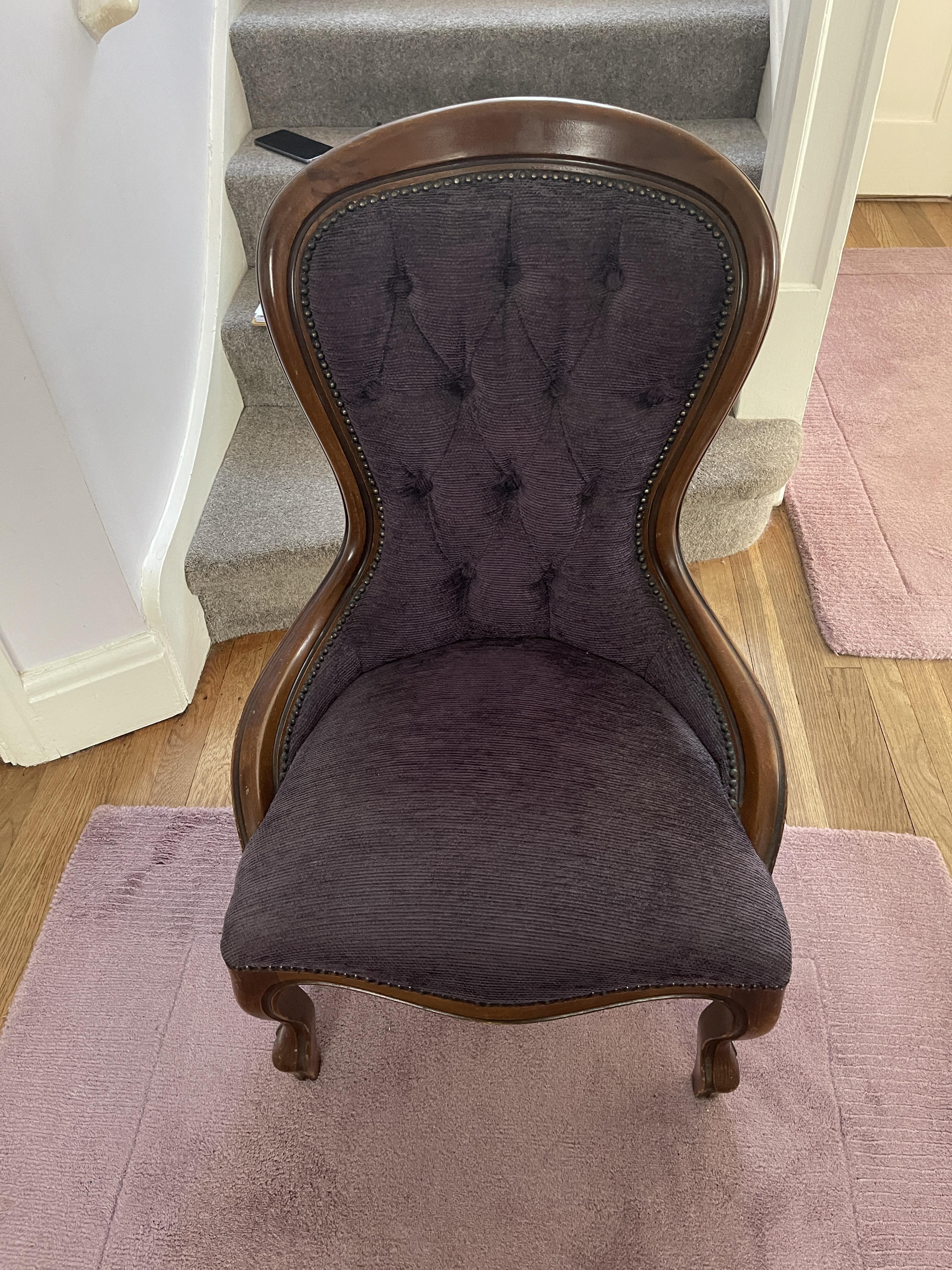 Pair of Nursing Chairs with Foot Stool along with - Image 13 of 32