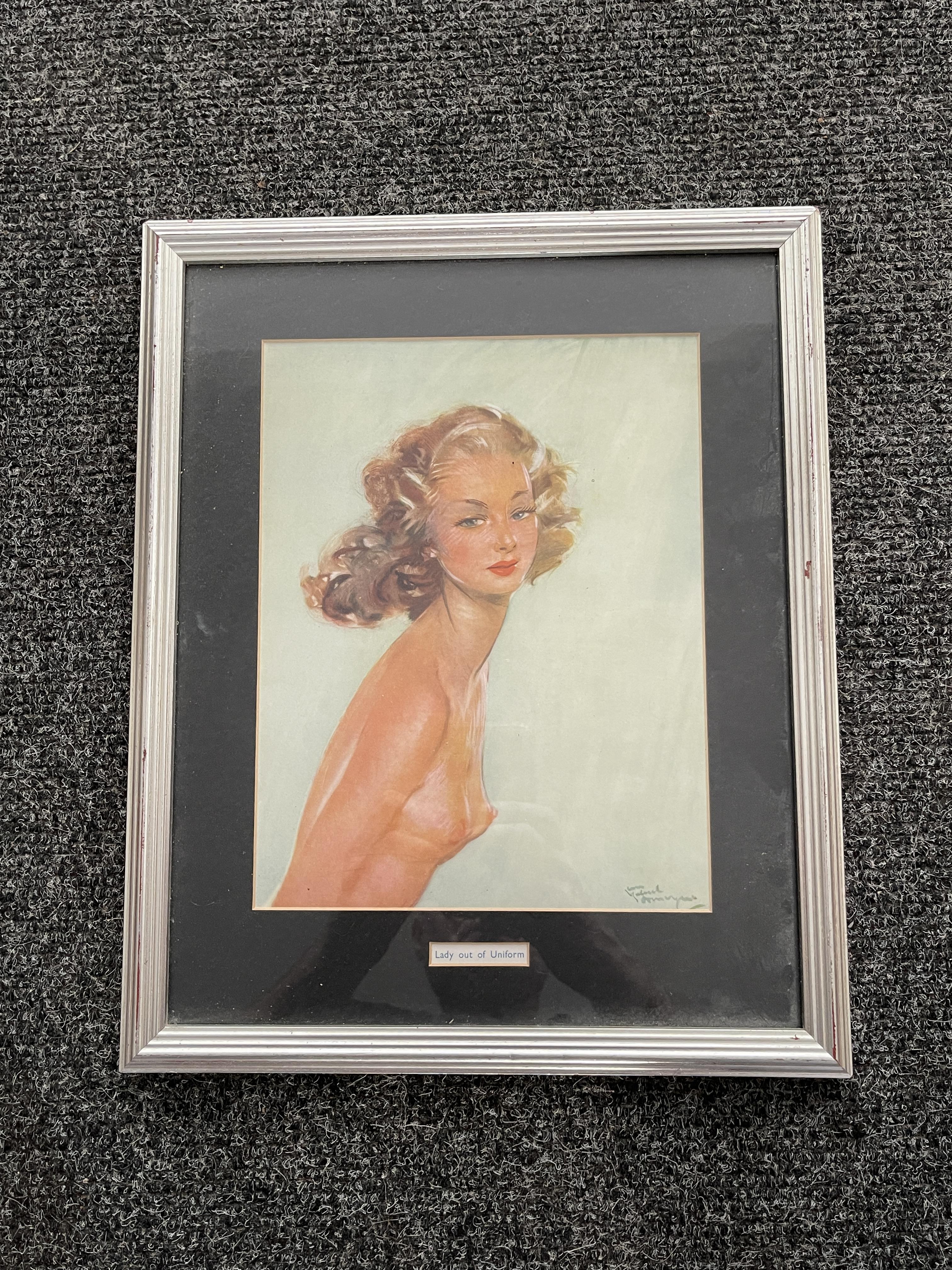 Four Framed Pictures of Nude Woman, all signed. - Image 22 of 45