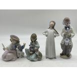 Collection of Four Lladro Figurines to include Who