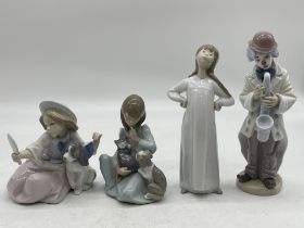 Collection of Four Lladro Figurines to include Who