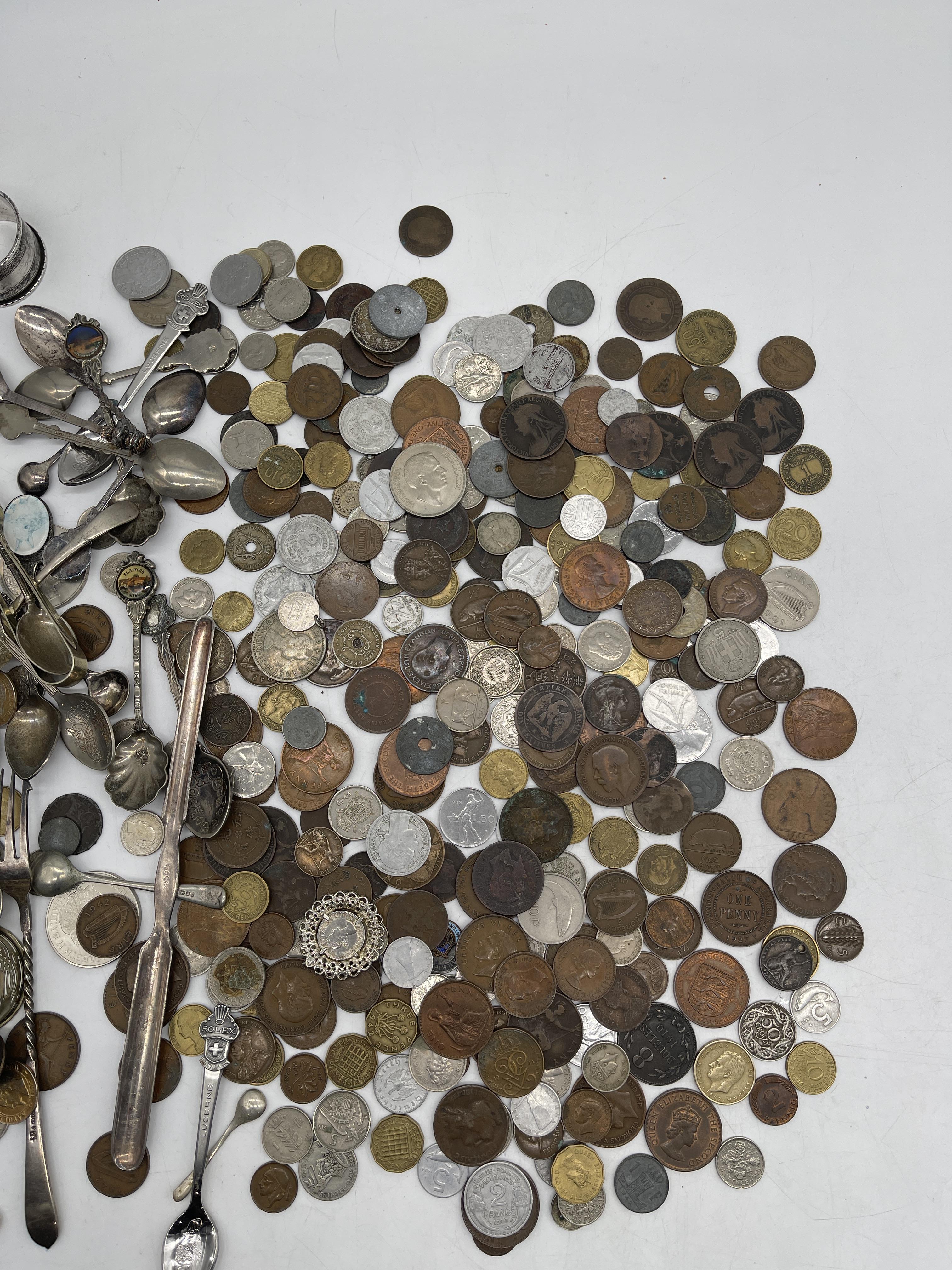 Collection of Coins and Silver Plated items. - Image 5 of 10