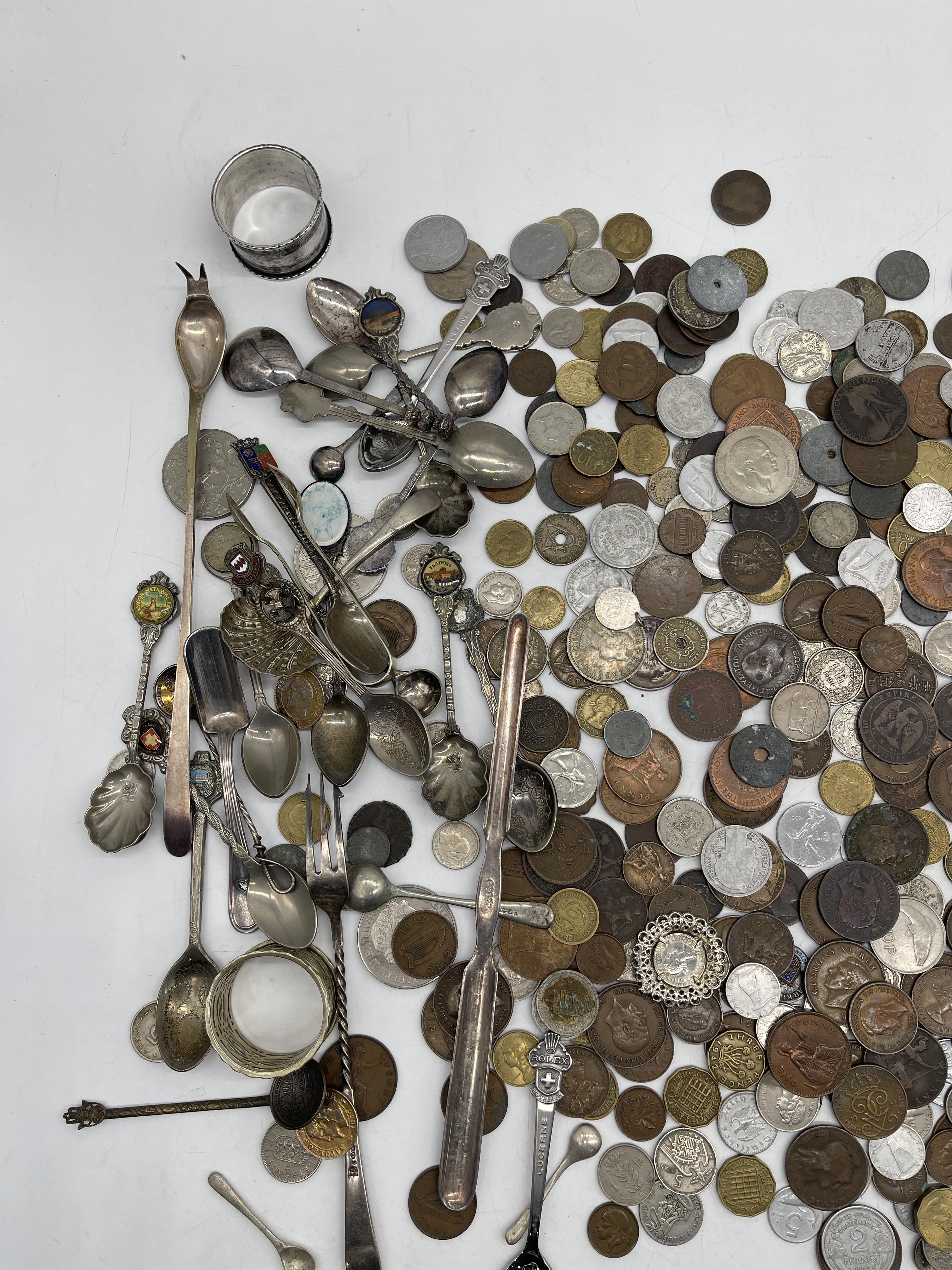 Collection of Coins and Silver Plated items. - Image 2 of 10