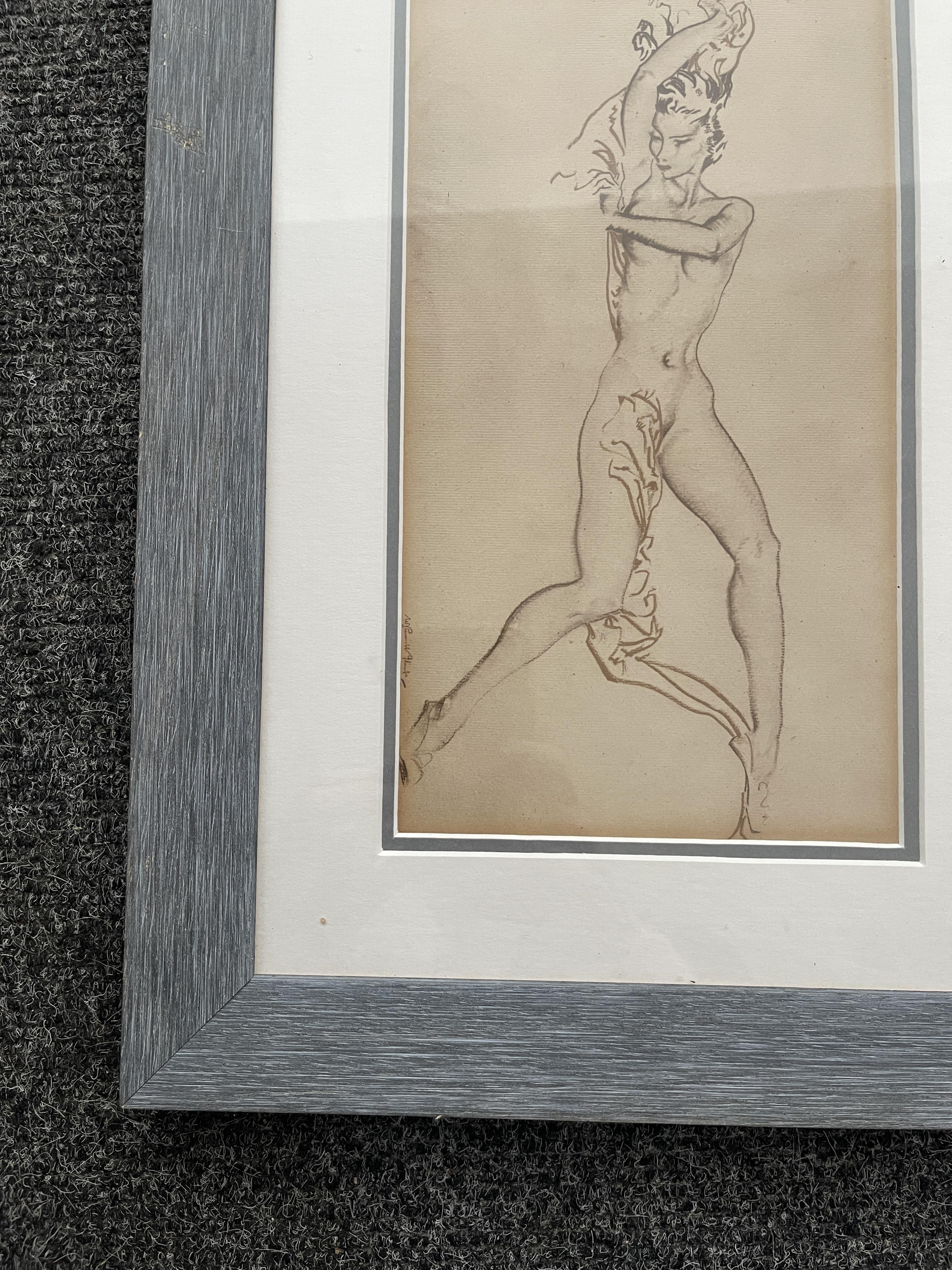 Four Framed Pictures of Nude Woman, all signed. - Image 5 of 45