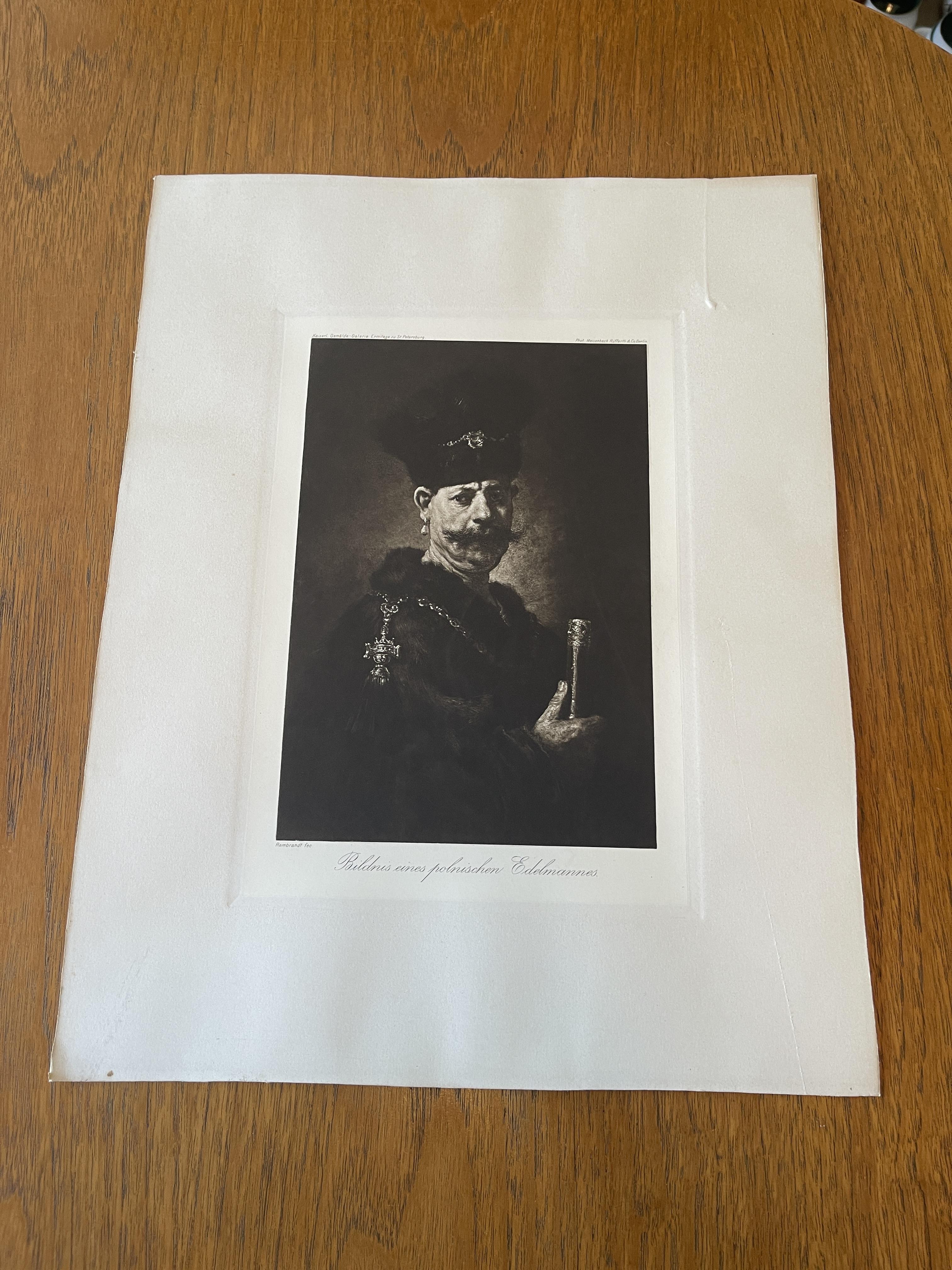Rembrandt Van Rijn - Portrait of Polish Nobleman -