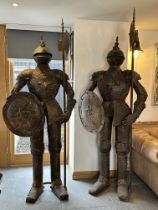 Pair of Medieval Style Full Size Suits Of Armour w