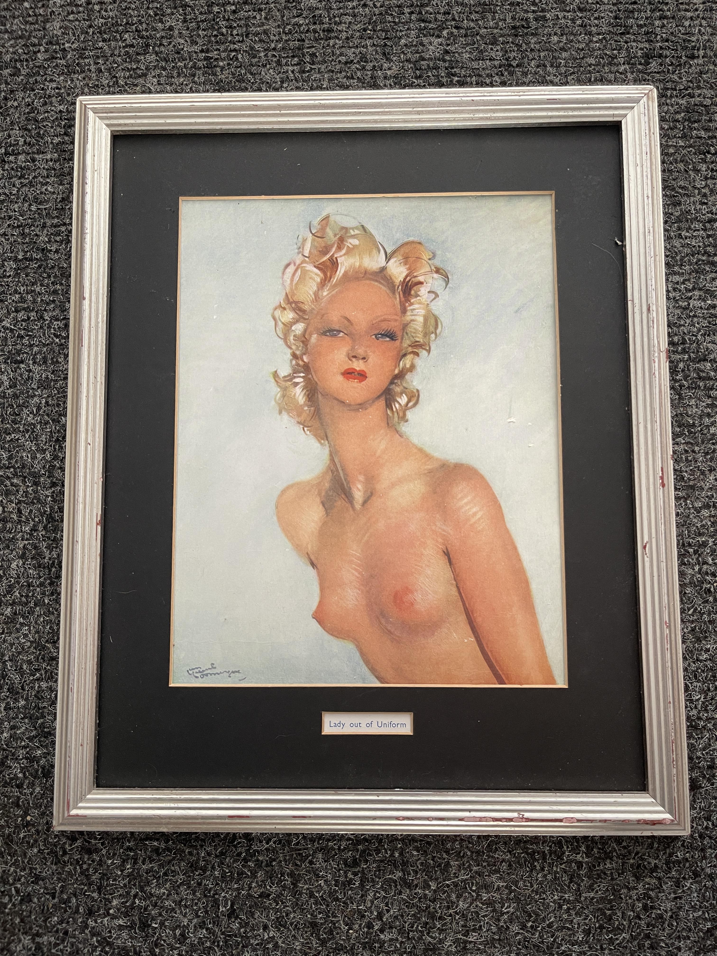 Four Framed Pictures of Nude Woman, all signed. - Image 33 of 45