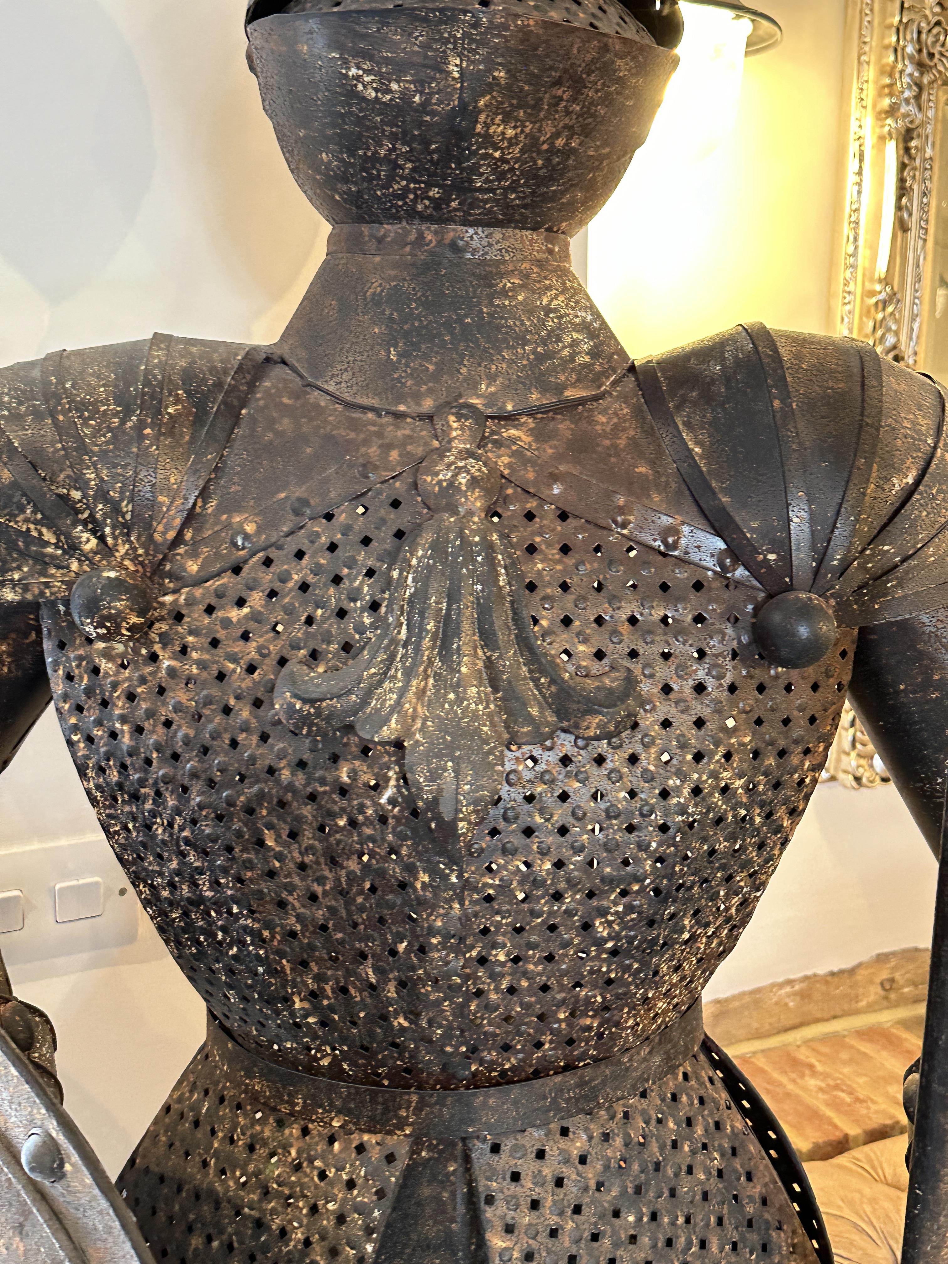 Pair of Medieval Style Full Size Suits Of Armour w - Image 24 of 44