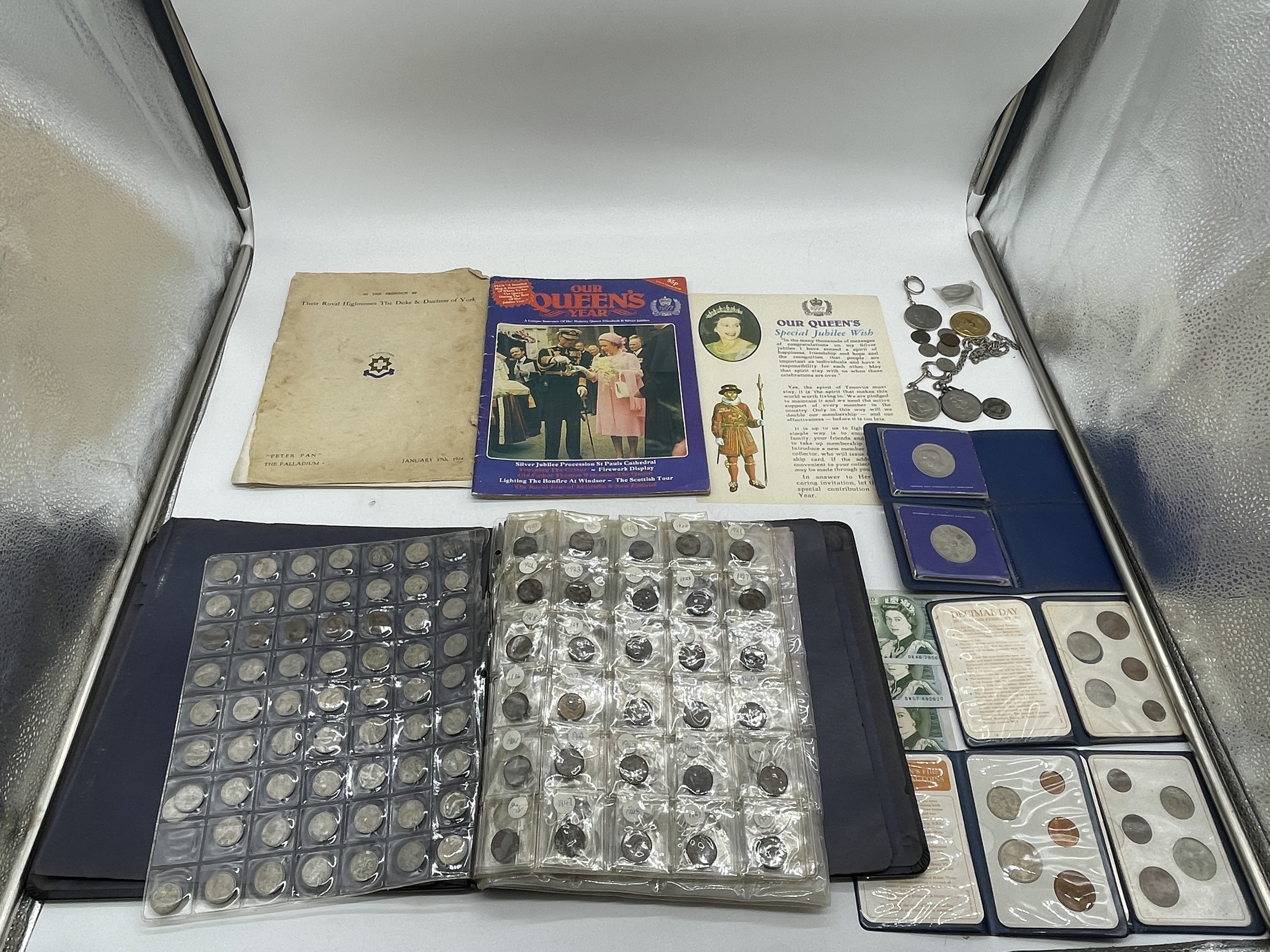 An Album with Collectible Coins along with Royal F