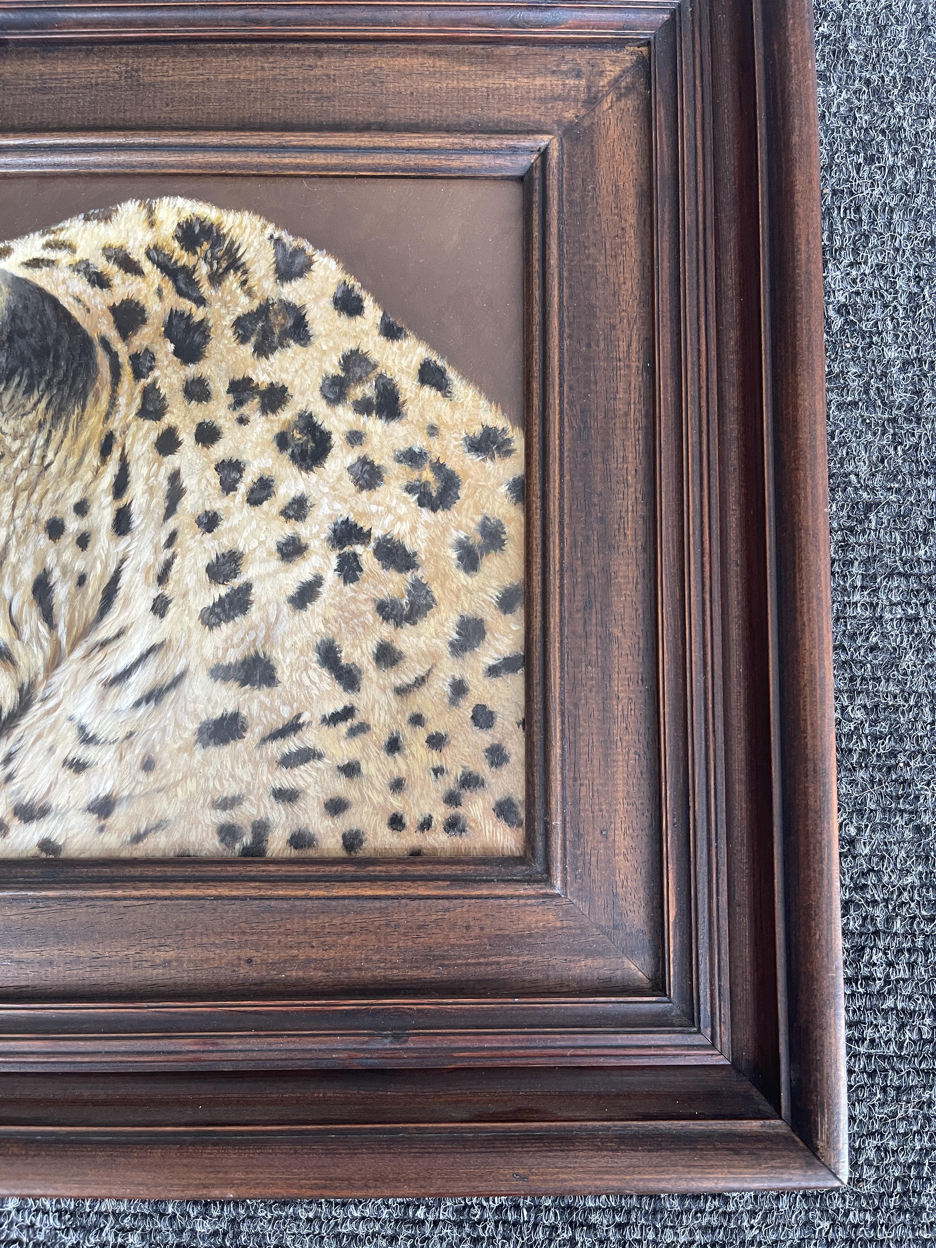 Signed and Framed Oil On Panel - Leopard - by Coli - Image 13 of 22