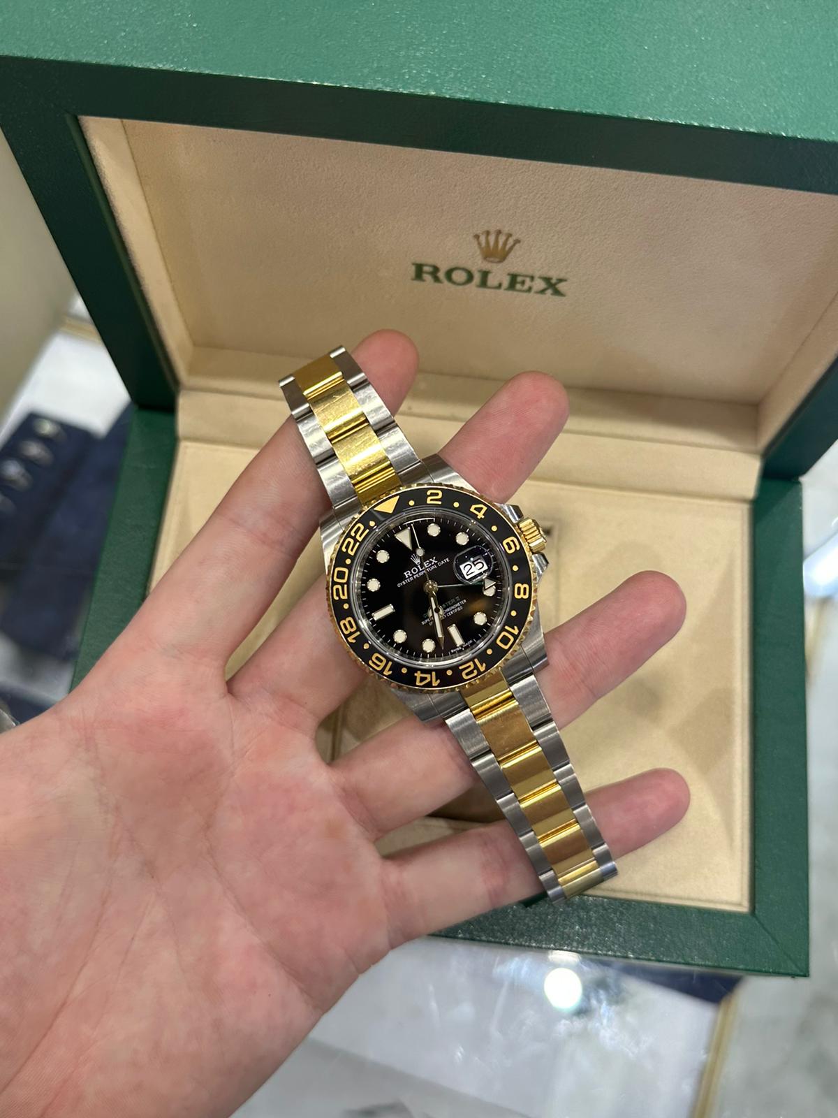 Rolex GMT-Master II steel and gold - 116713LN disc - Image 11 of 11