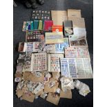 Large Collection of Stamps along with Black and Wh