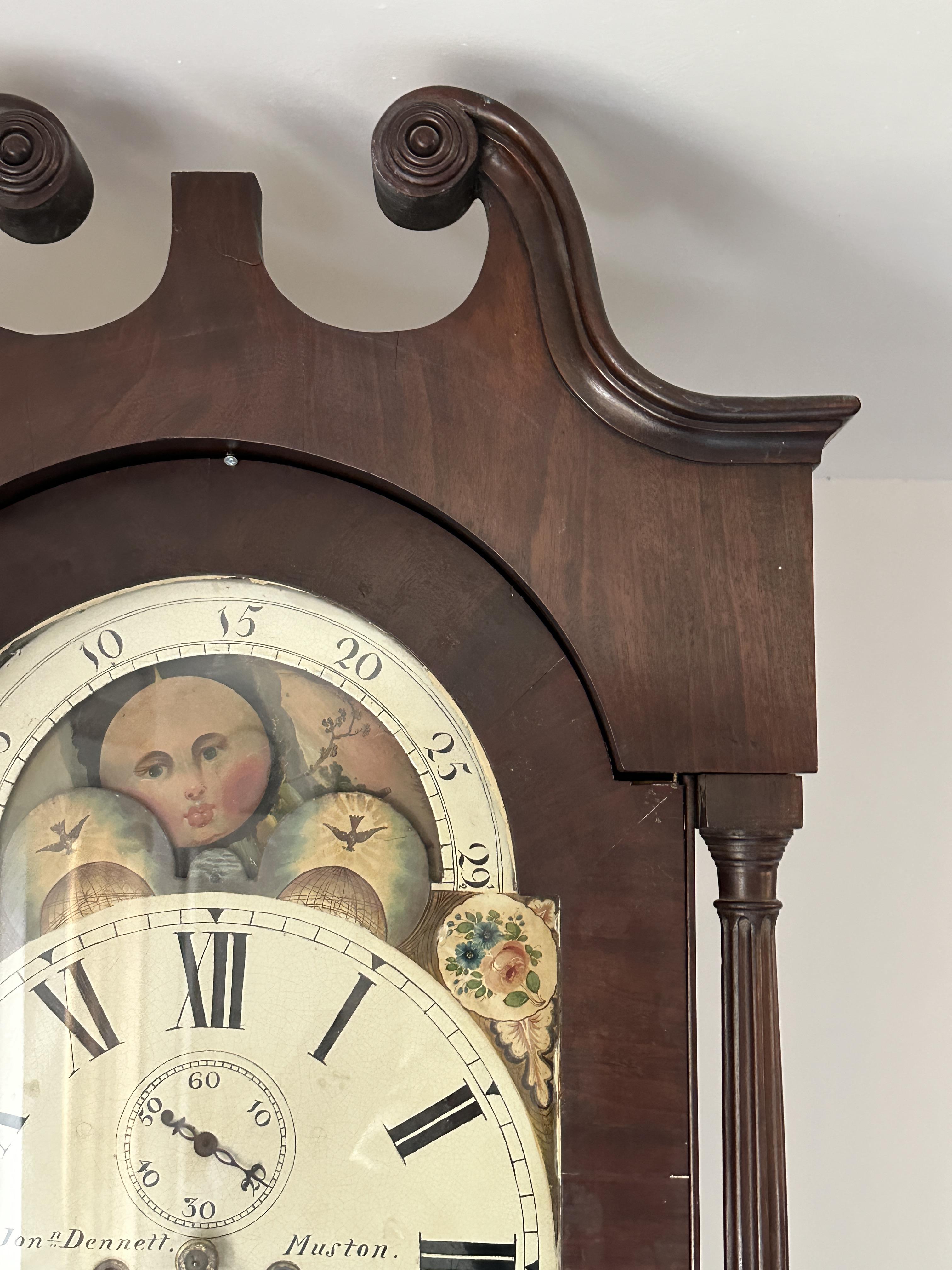 19th Century Mahogany Longcase Clock, the movement - Image 5 of 20