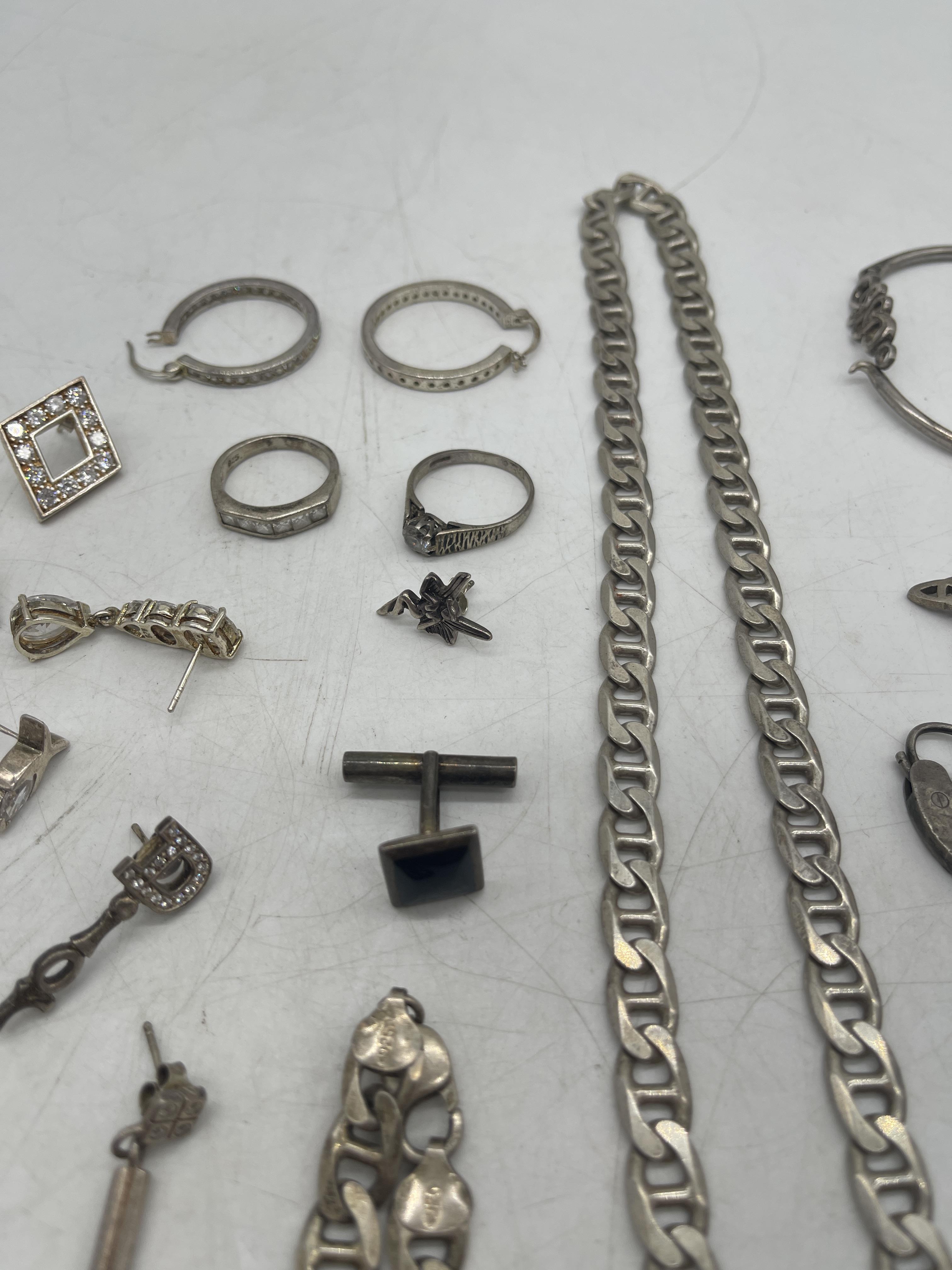 Collection of Silver Jewellery. - Image 7 of 18