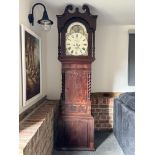 19th Century Mahogany Longcase Clock, the movement
