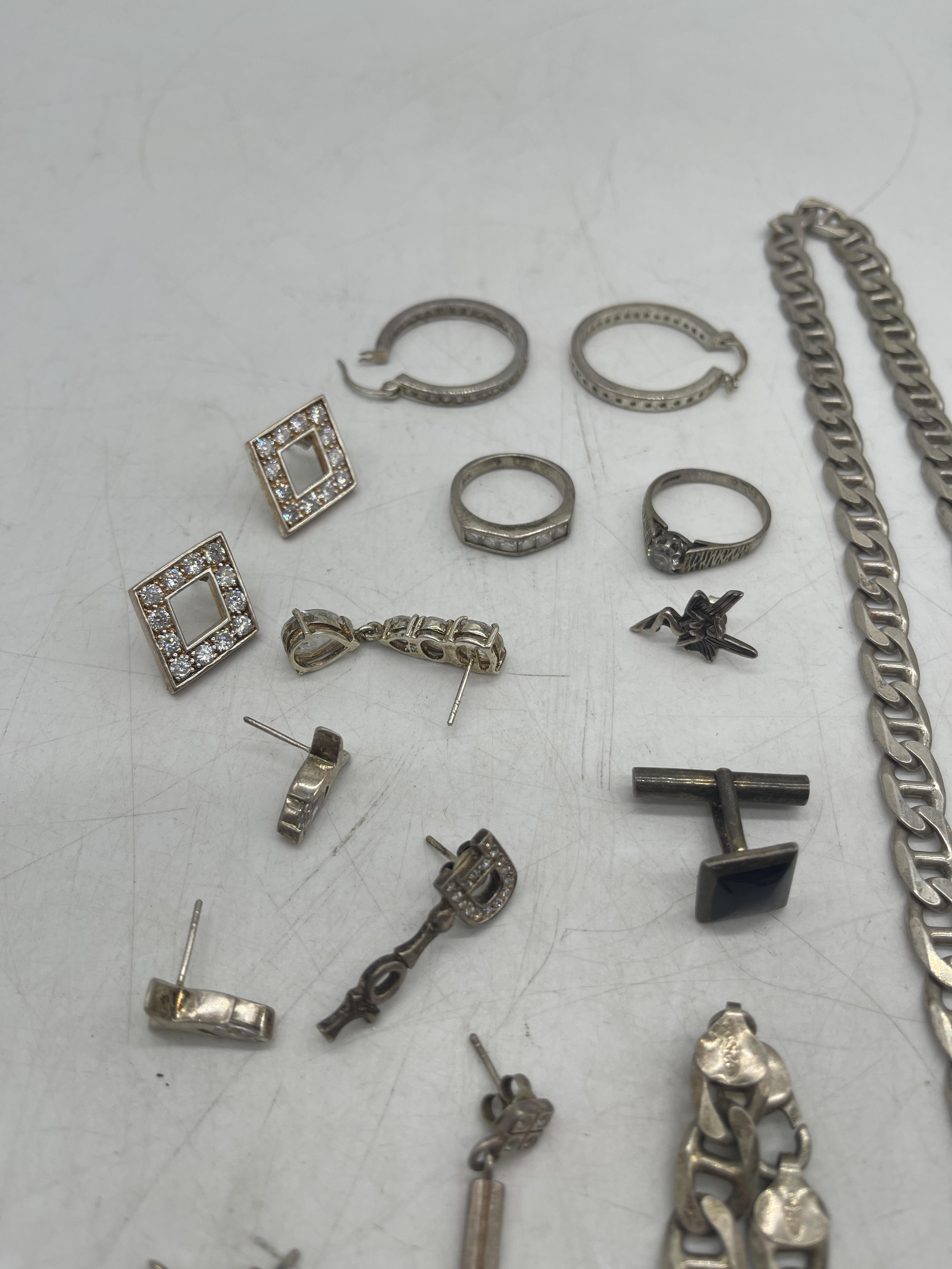 Collection of Silver Jewellery. - Image 6 of 18