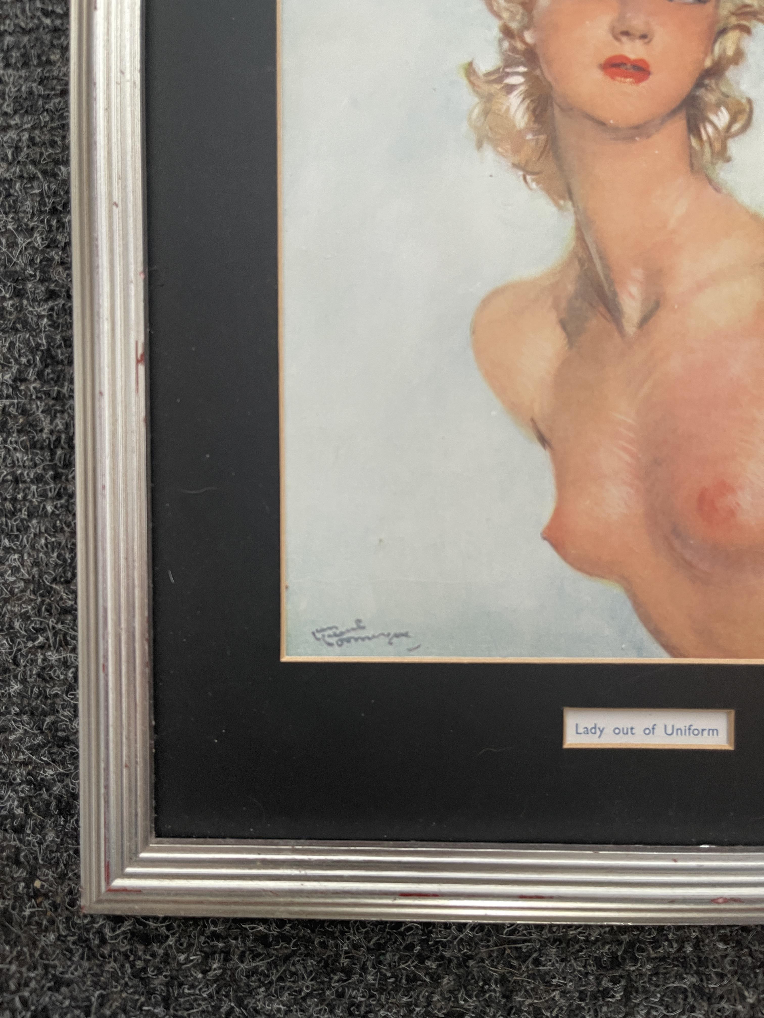 Four Framed Pictures of Nude Woman, all signed. - Image 37 of 45