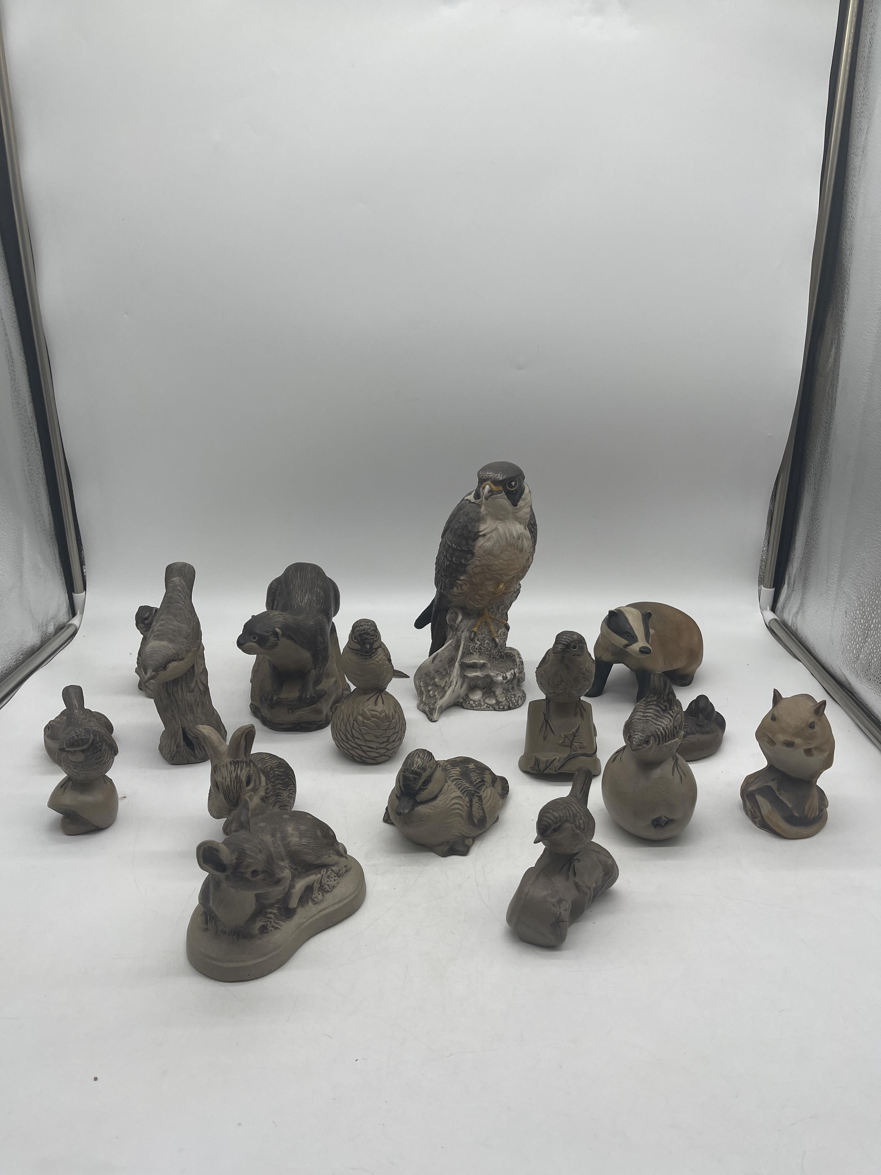 Collection of Fifteen Poole England Animal Figurin
