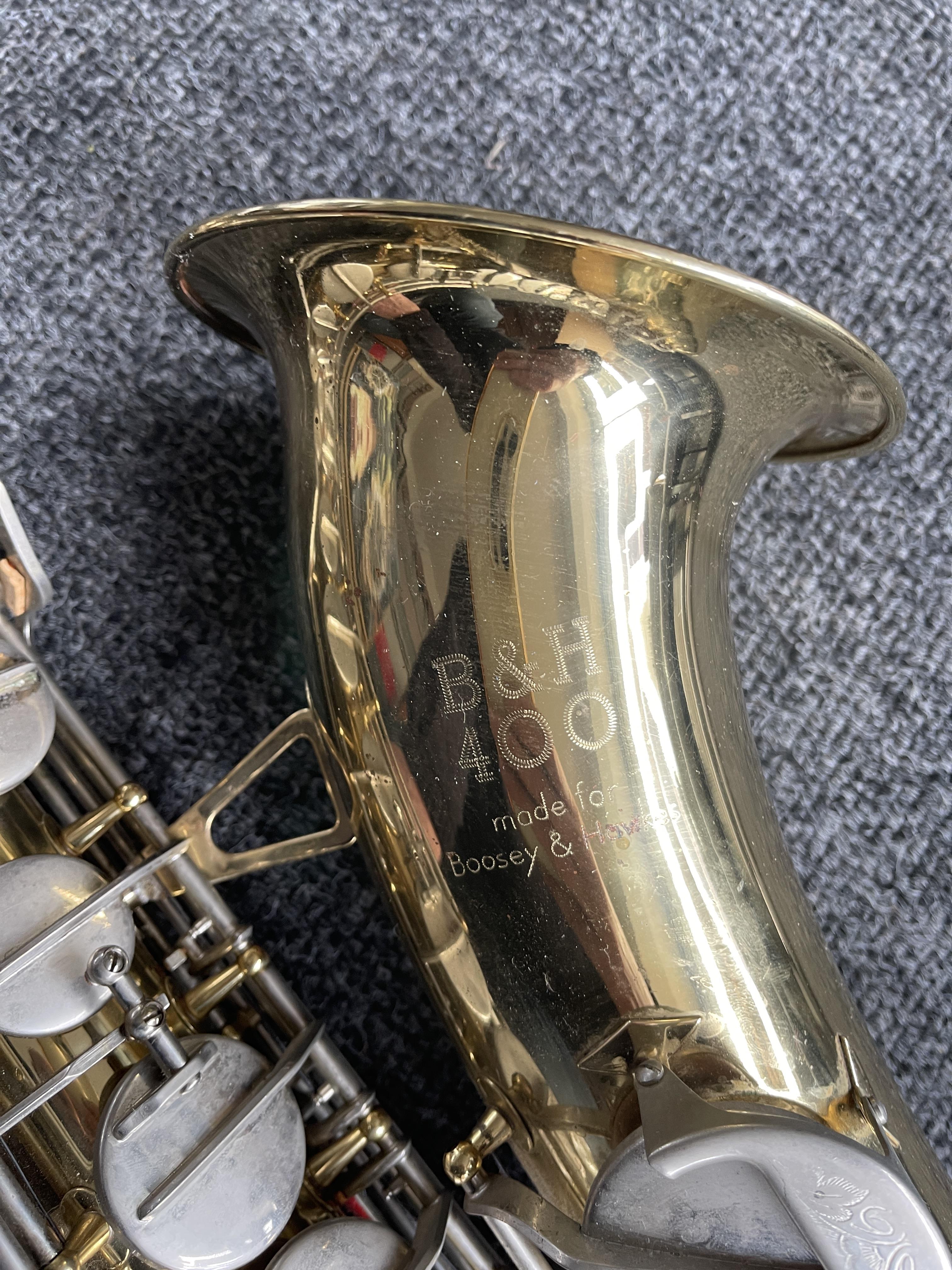 B&H 400 made for Boosey & Hawkes Cased Saxophone. - Image 11 of 31