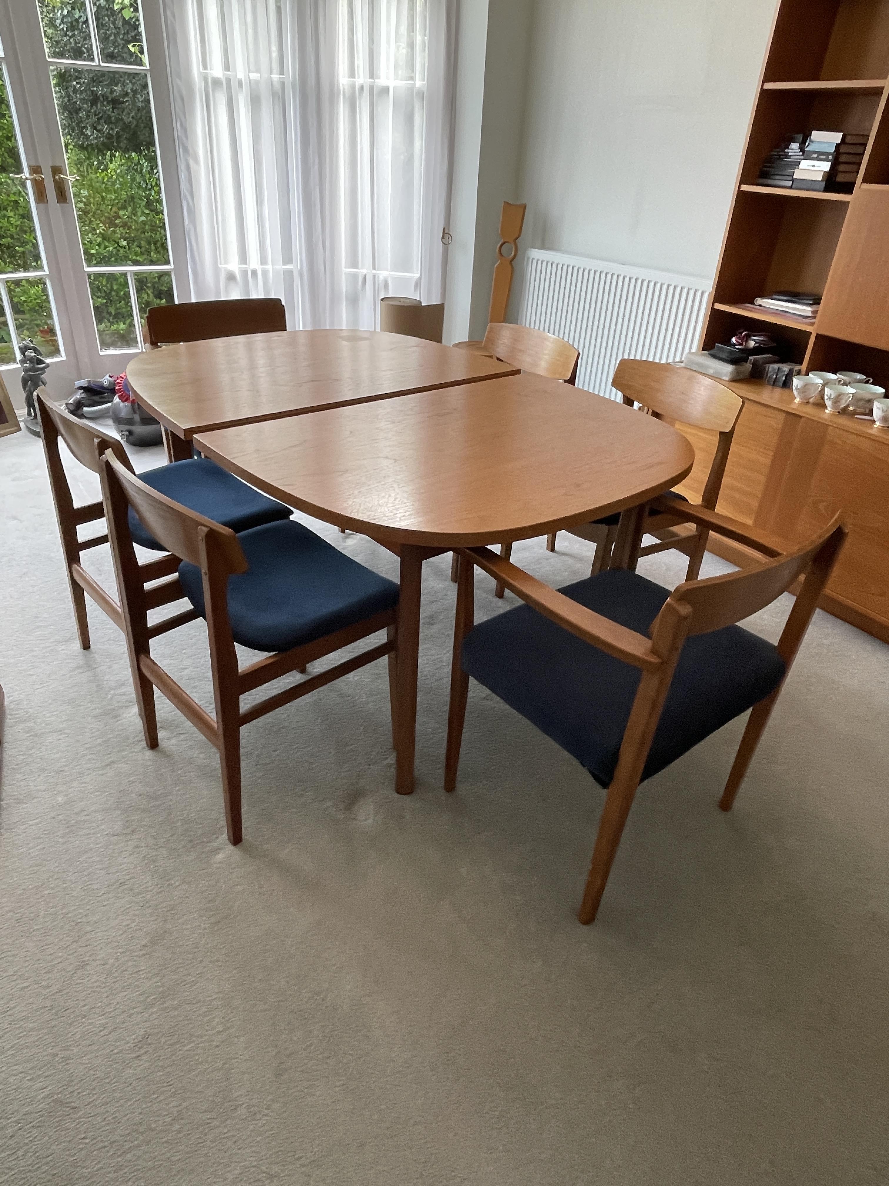 Vintage G Plan Dining Table and Chairs. (To be co - Image 2 of 21