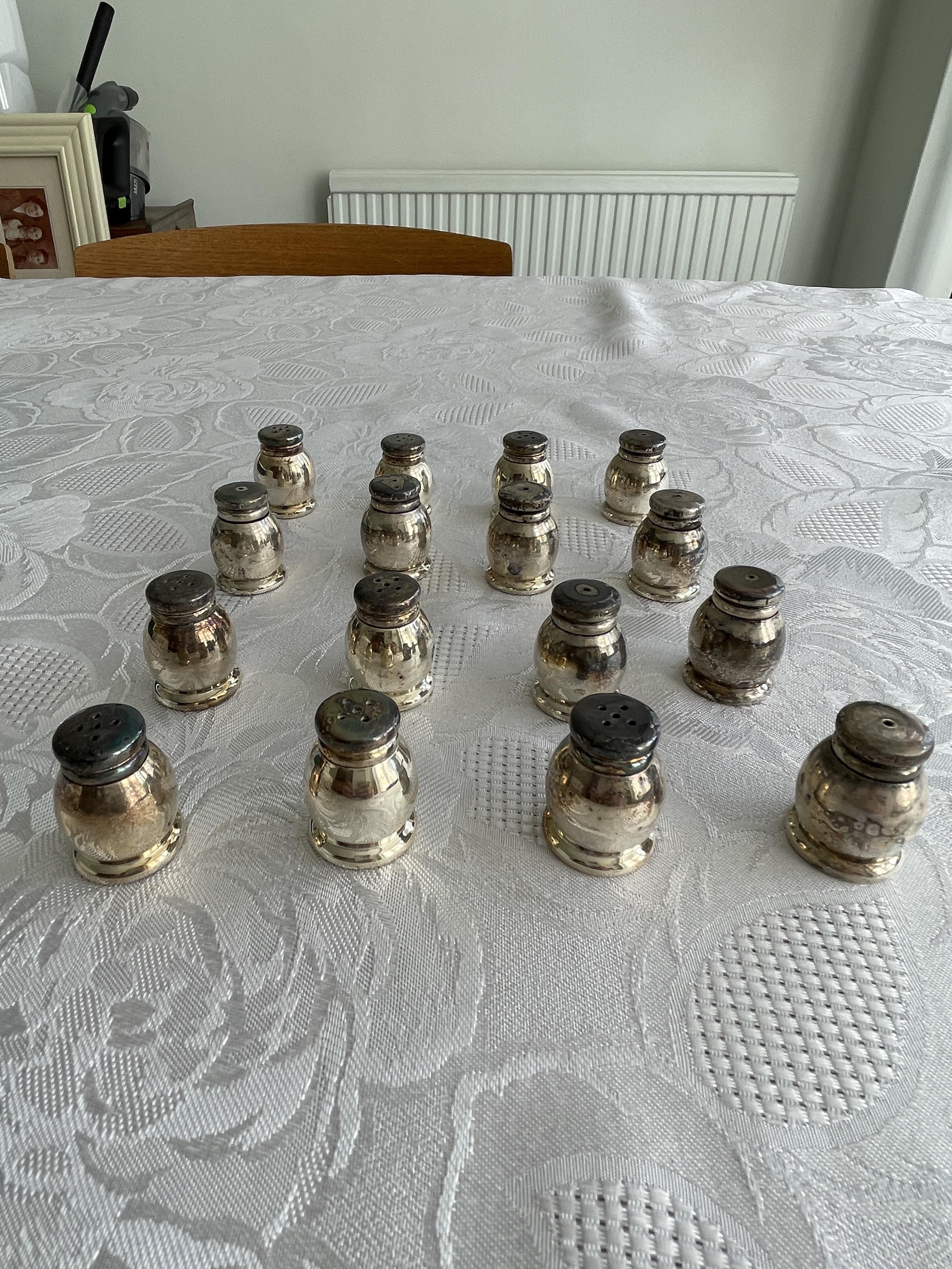 Collection of 18 Status Pepper Pots. (To be colle