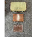 Vintage Painters Briefcase, Vintage Suitcase, and