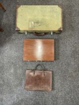 Vintage Painters Briefcase, Vintage Suitcase, and