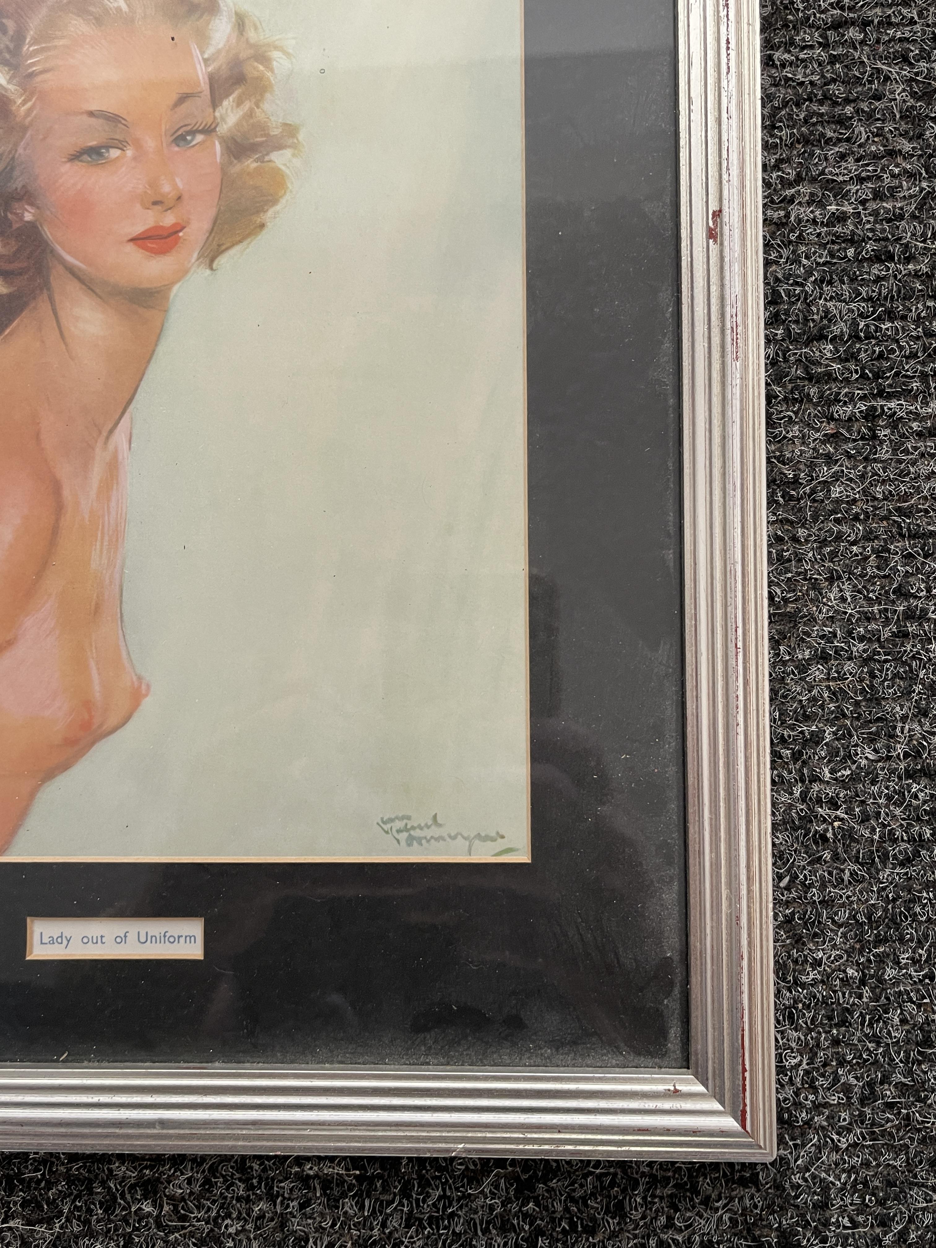 Four Framed Pictures of Nude Woman, all signed. - Image 28 of 45