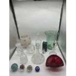 Assortment of Glassware to include Crystal, Paperw