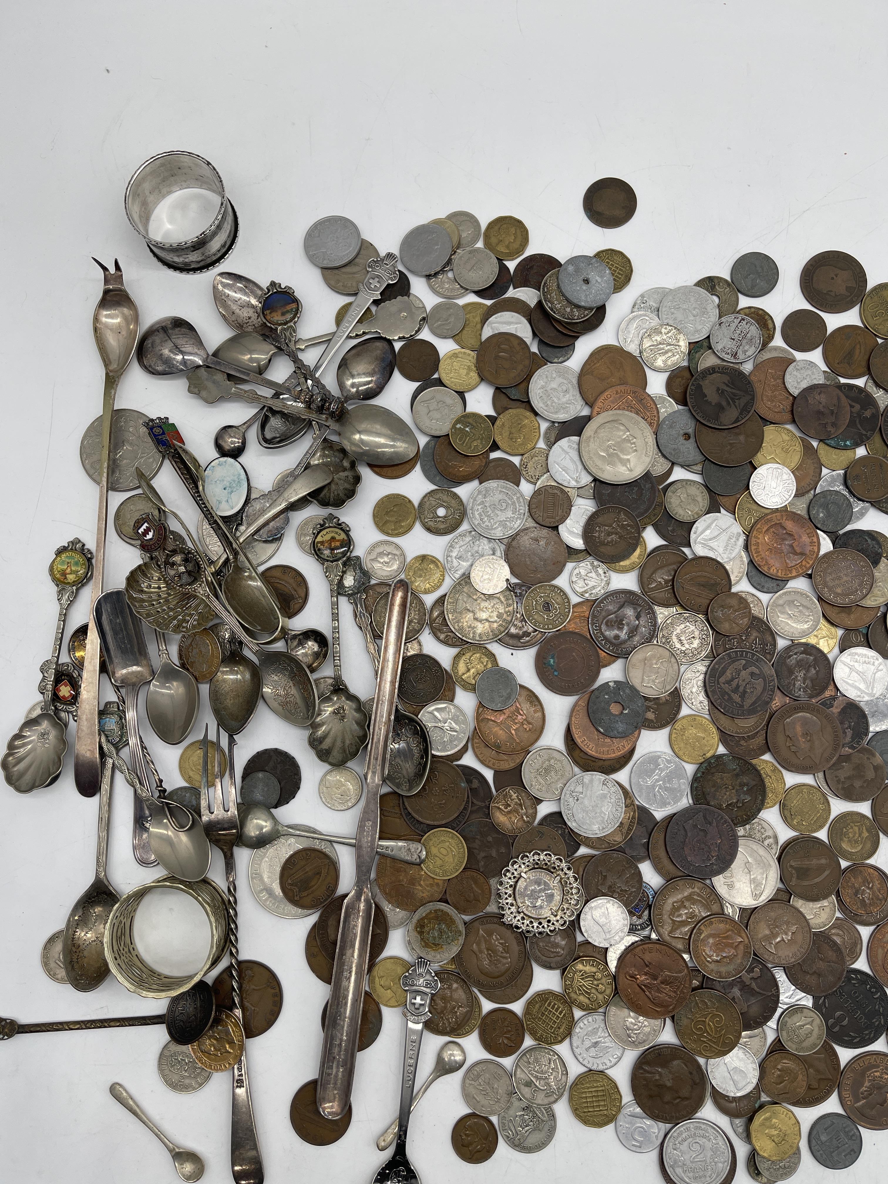 Collection of Coins and Silver Plated items. - Image 3 of 10