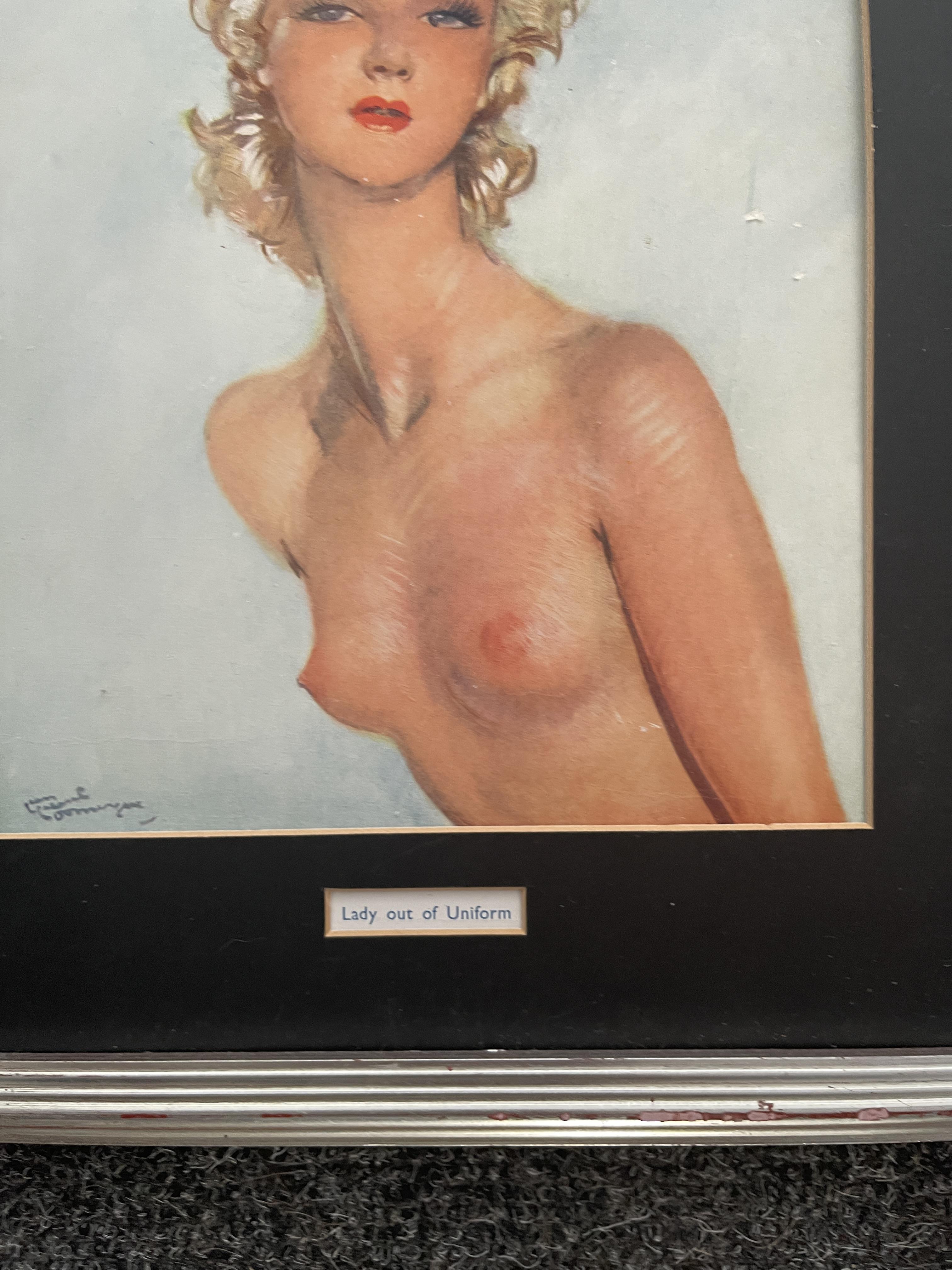 Four Framed Pictures of Nude Woman, all signed. - Image 38 of 45