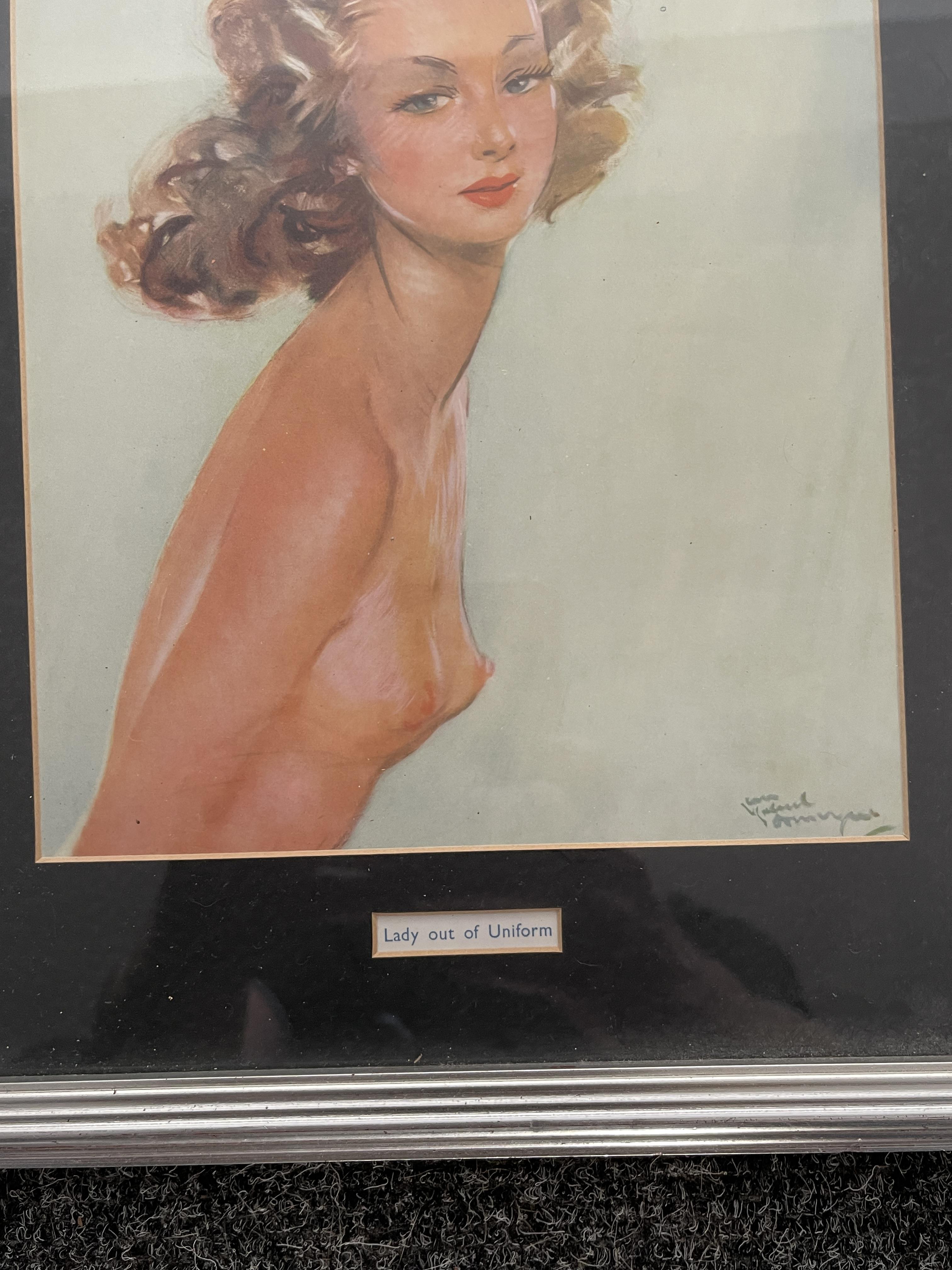 Four Framed Pictures of Nude Woman, all signed. - Image 27 of 45