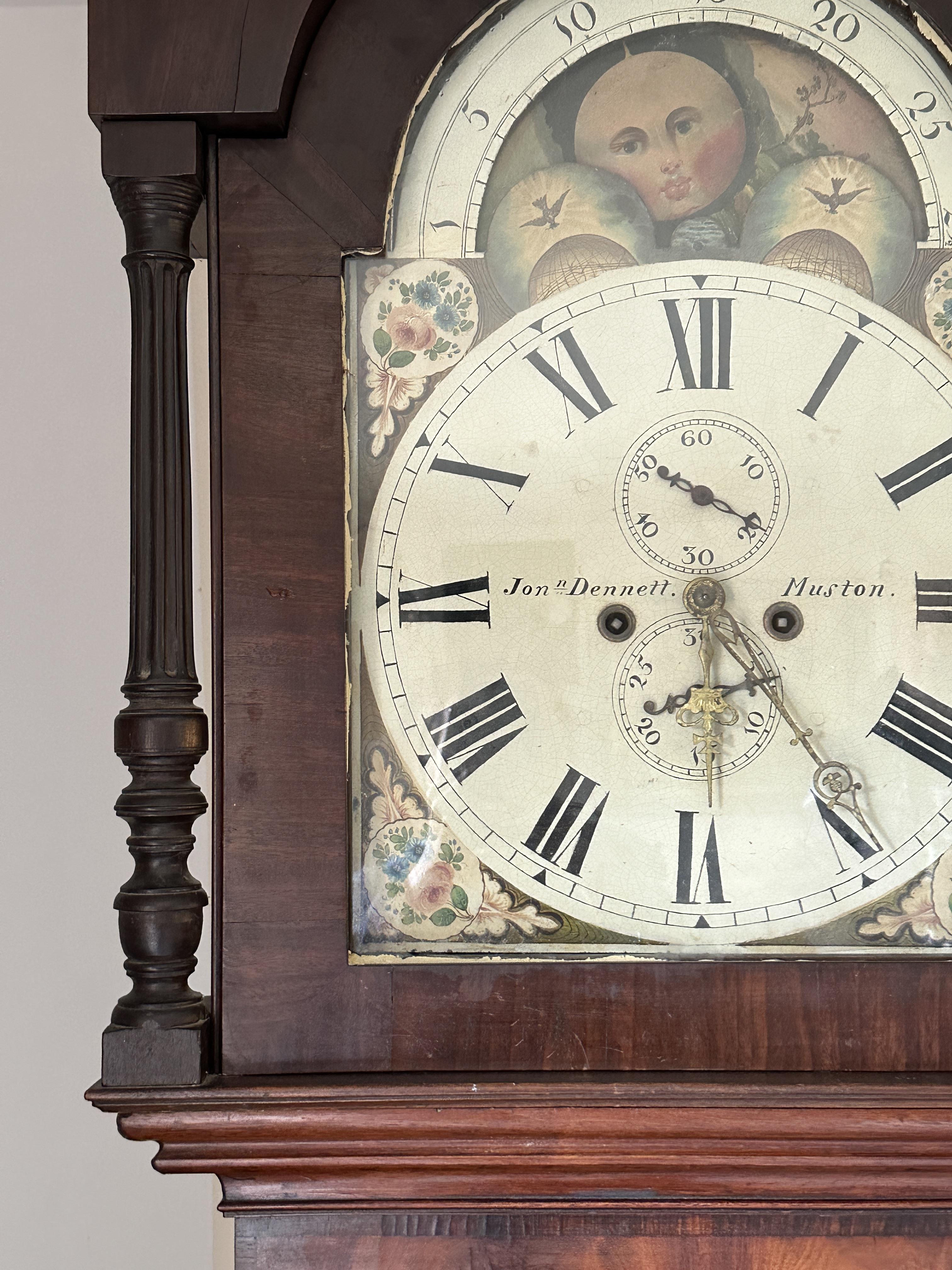 19th Century Mahogany Longcase Clock, the movement - Image 6 of 20