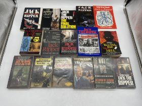 Collection of Jack The Ripper Books.