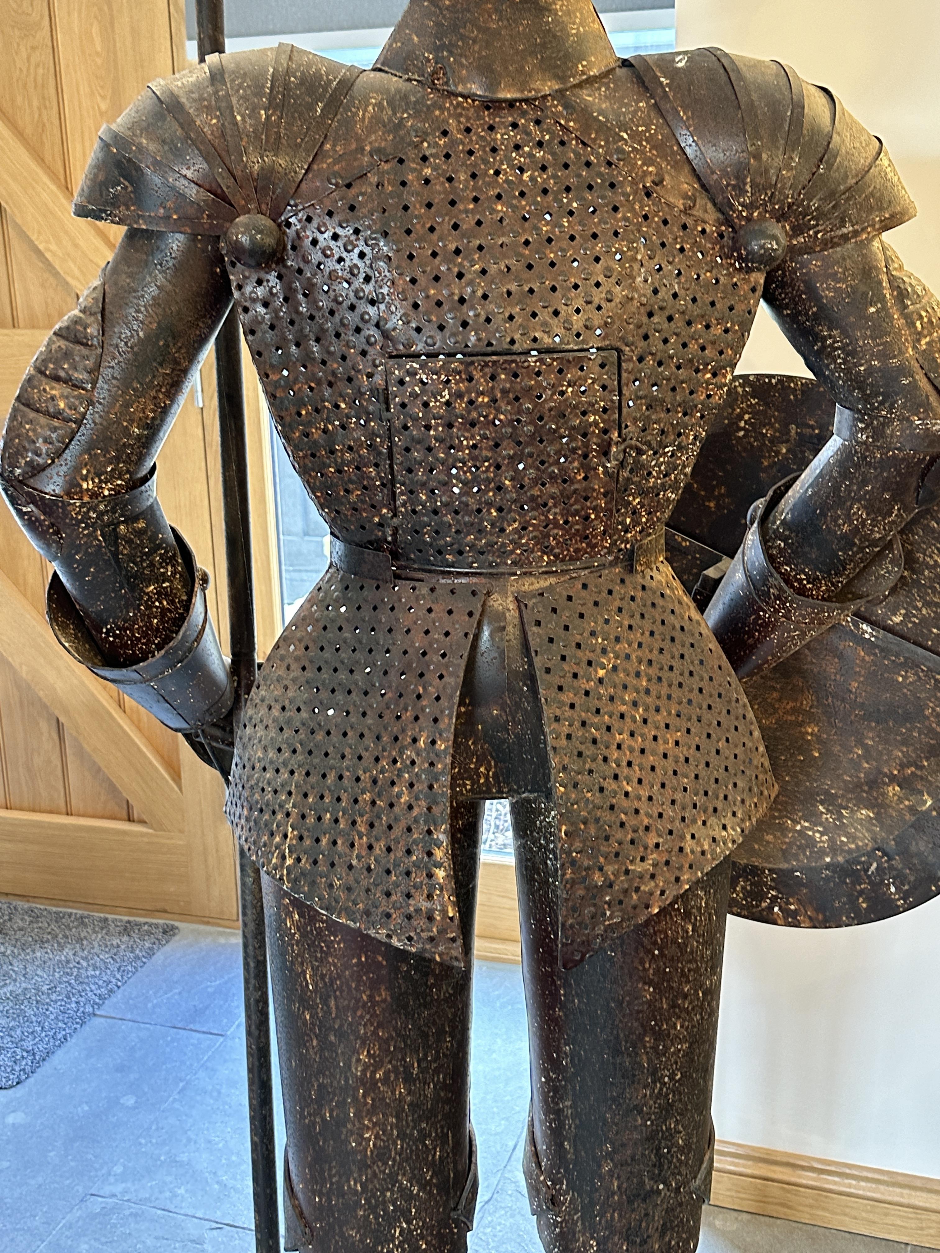 Pair of Medieval Style Full Size Suits Of Armour w - Image 37 of 44