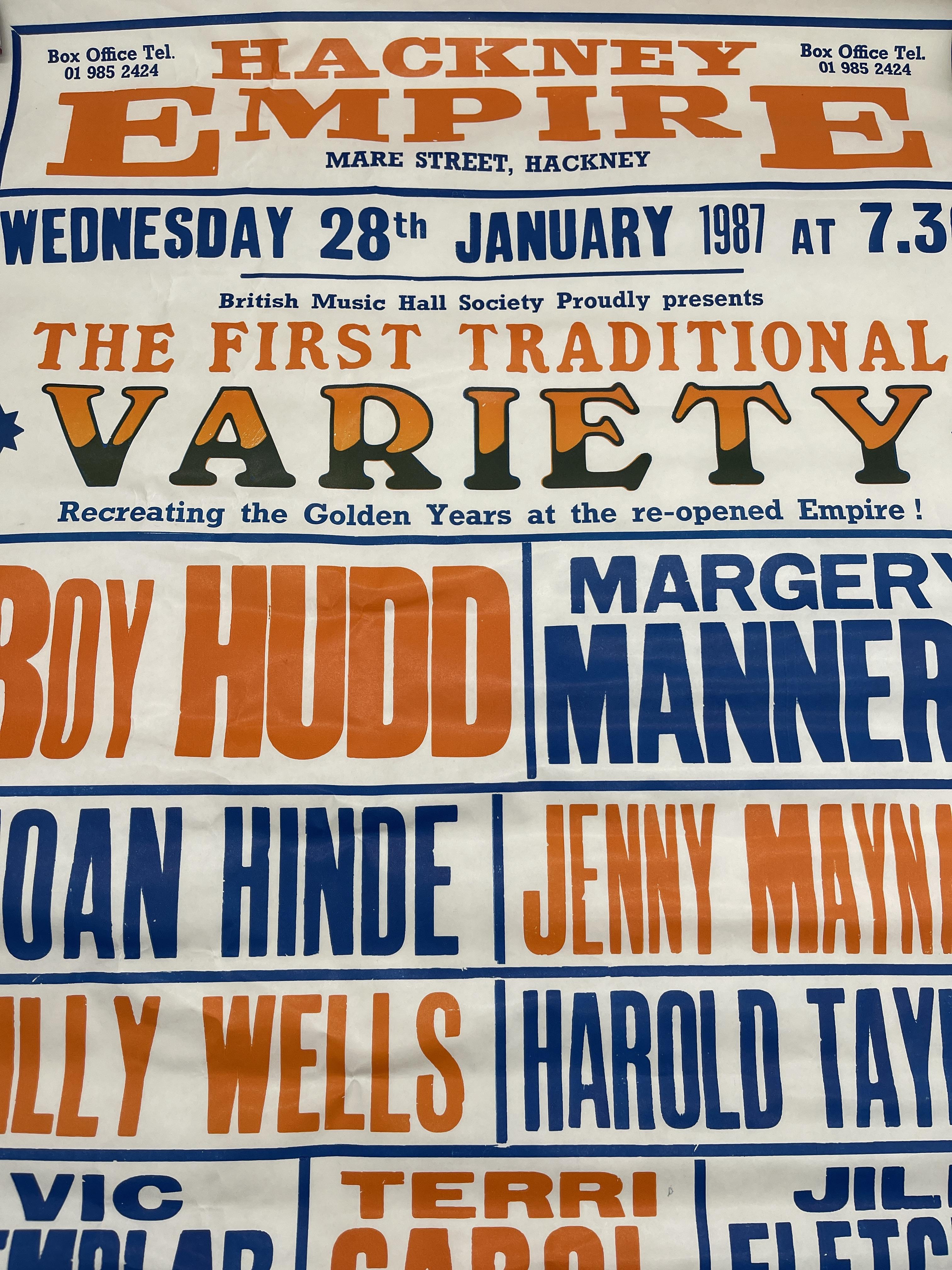 Hackney Empire - The First Traditional Variety - V - Image 4 of 12