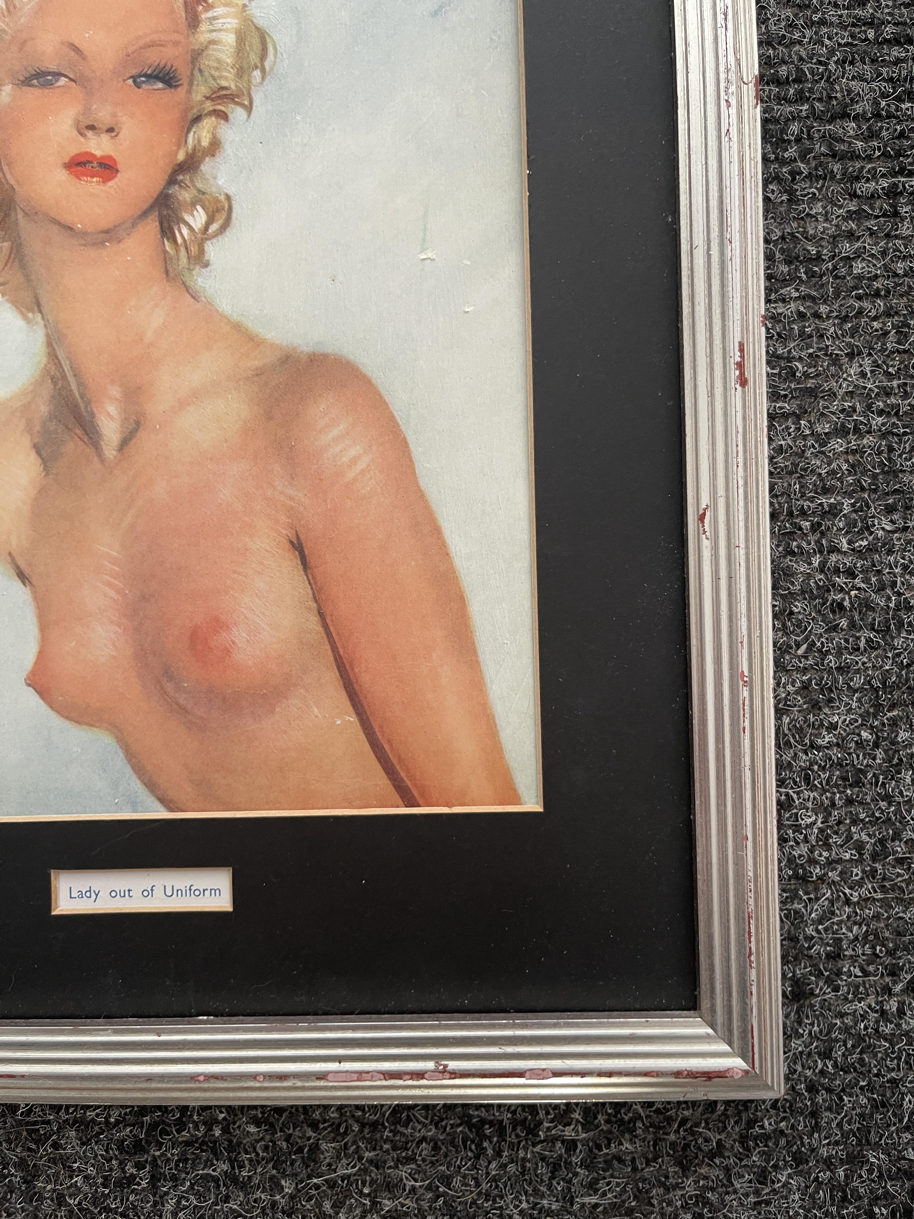 Four Framed Pictures of Nude Woman, all signed. - Image 39 of 45