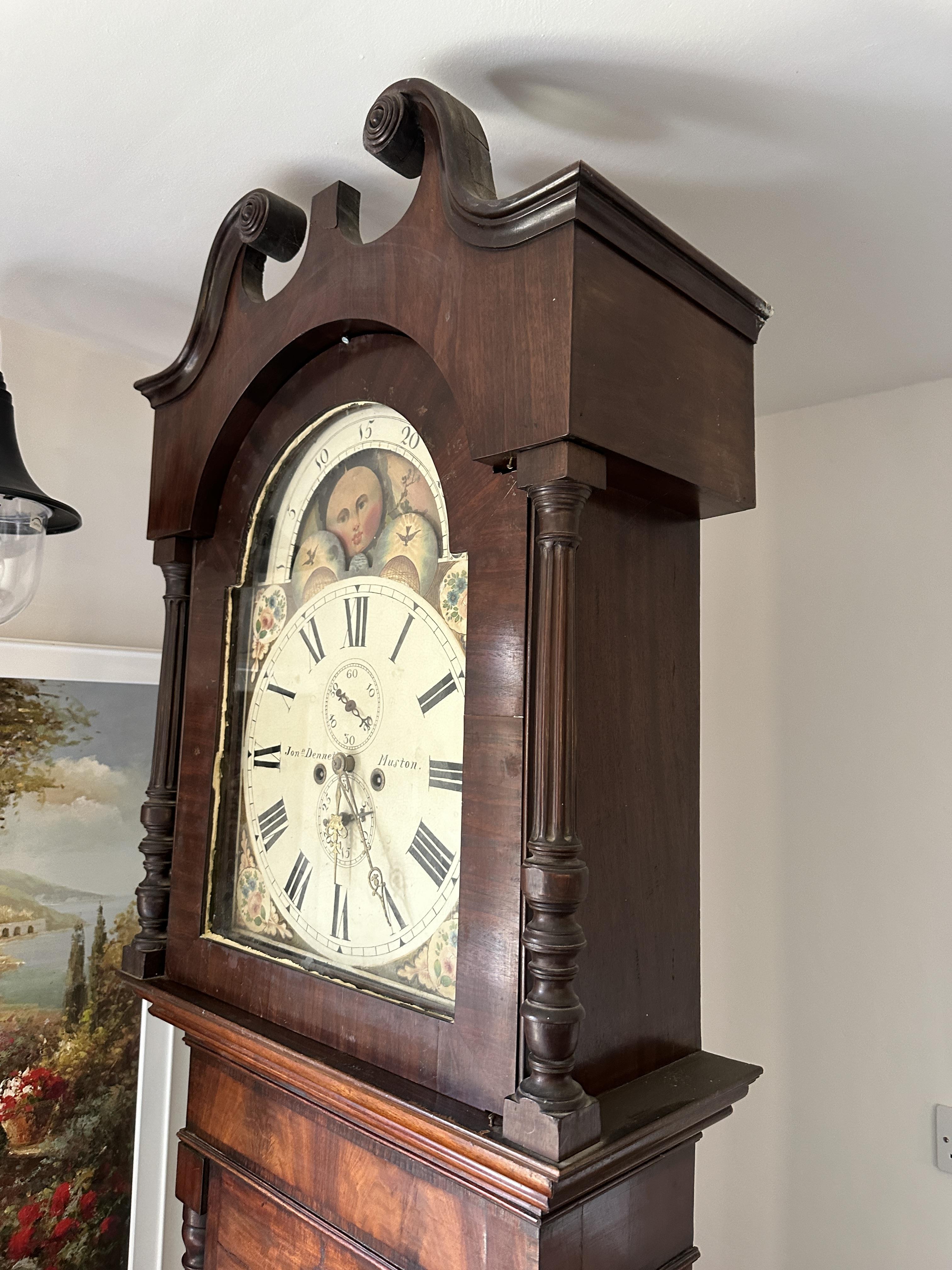 19th Century Mahogany Longcase Clock, the movement - Image 11 of 20