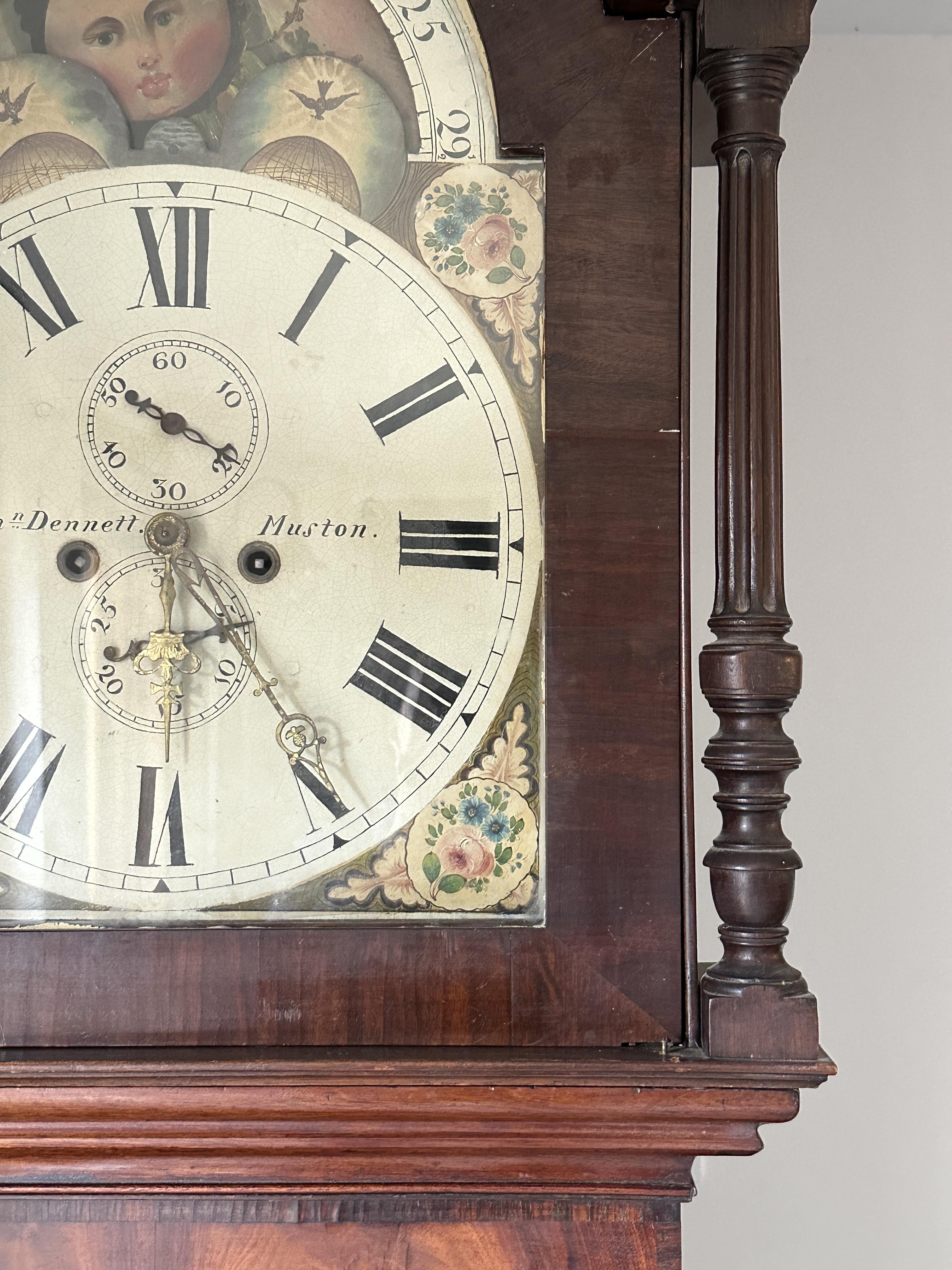 19th Century Mahogany Longcase Clock, the movement - Image 7 of 20