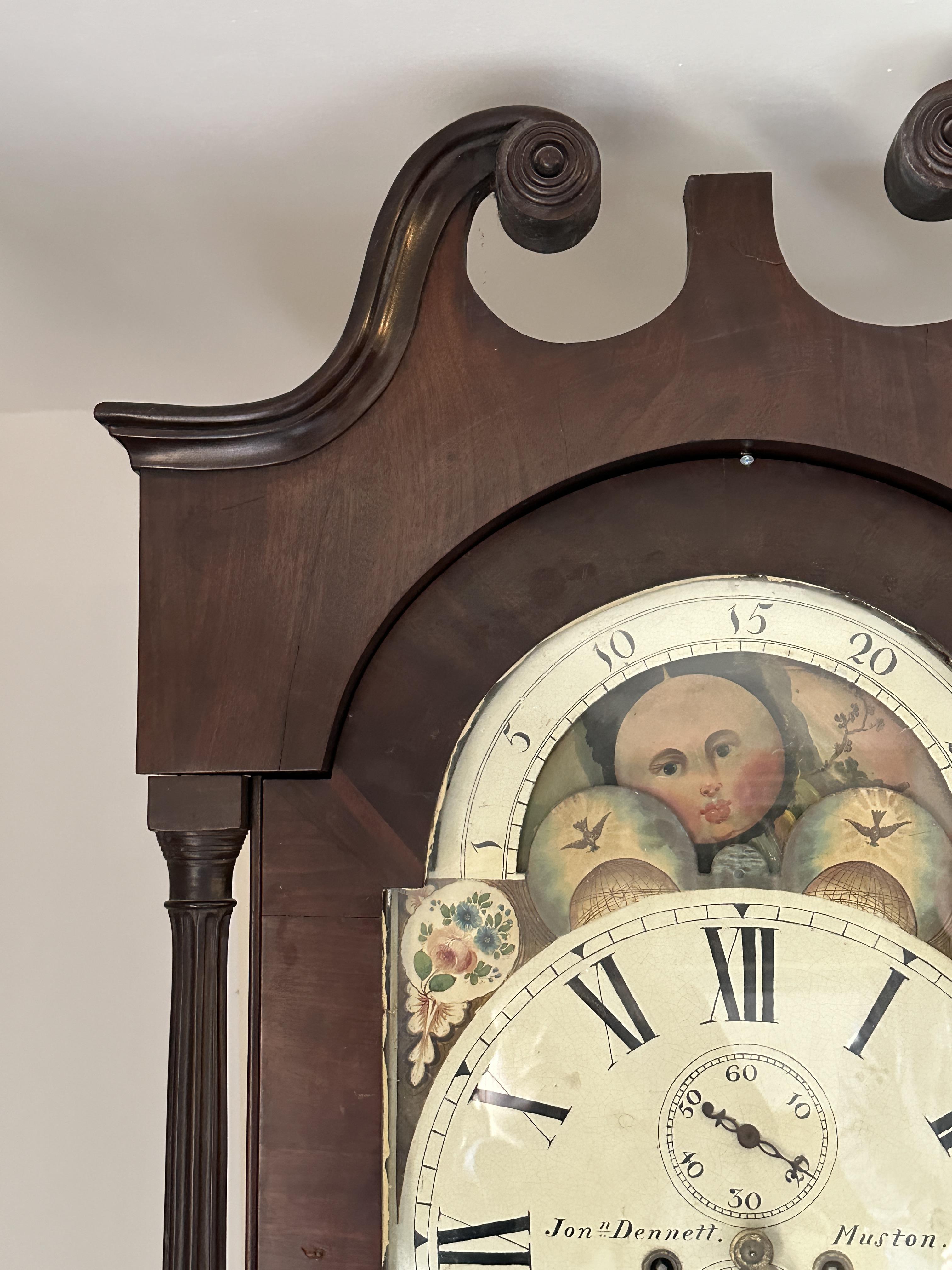 19th Century Mahogany Longcase Clock, the movement - Image 4 of 20