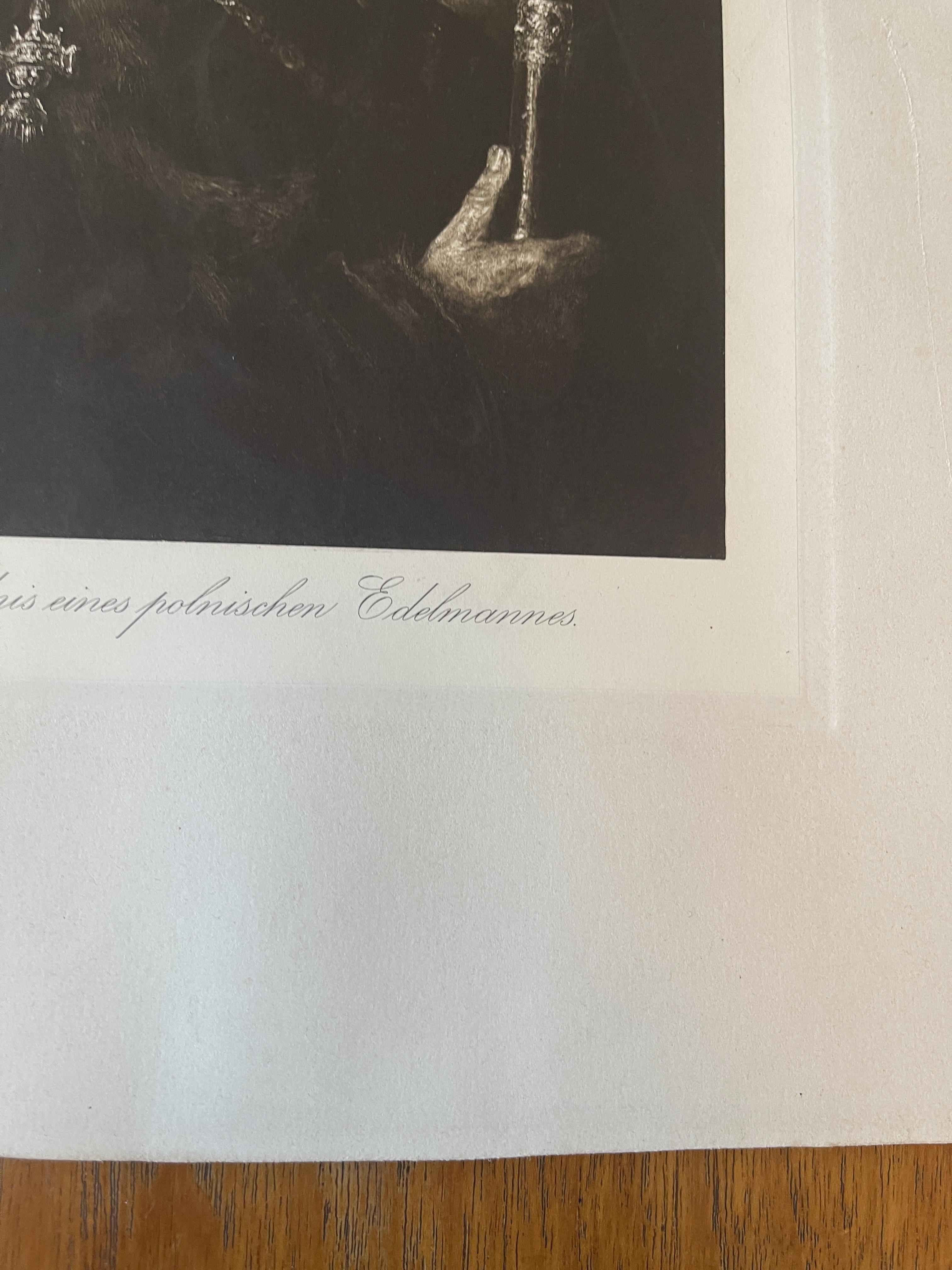 Rembrandt Van Rijn - Portrait of Polish Nobleman - - Image 8 of 11