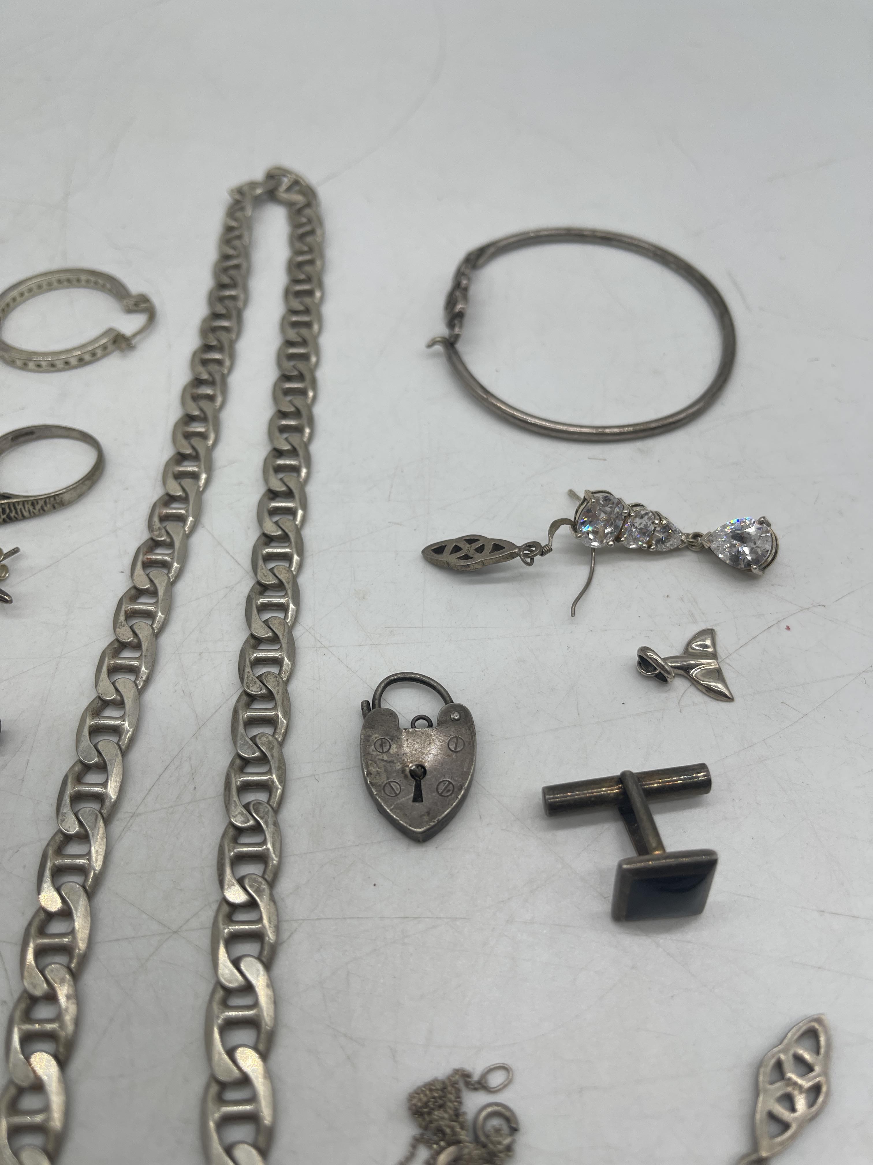 Collection of Silver Jewellery. - Image 8 of 18