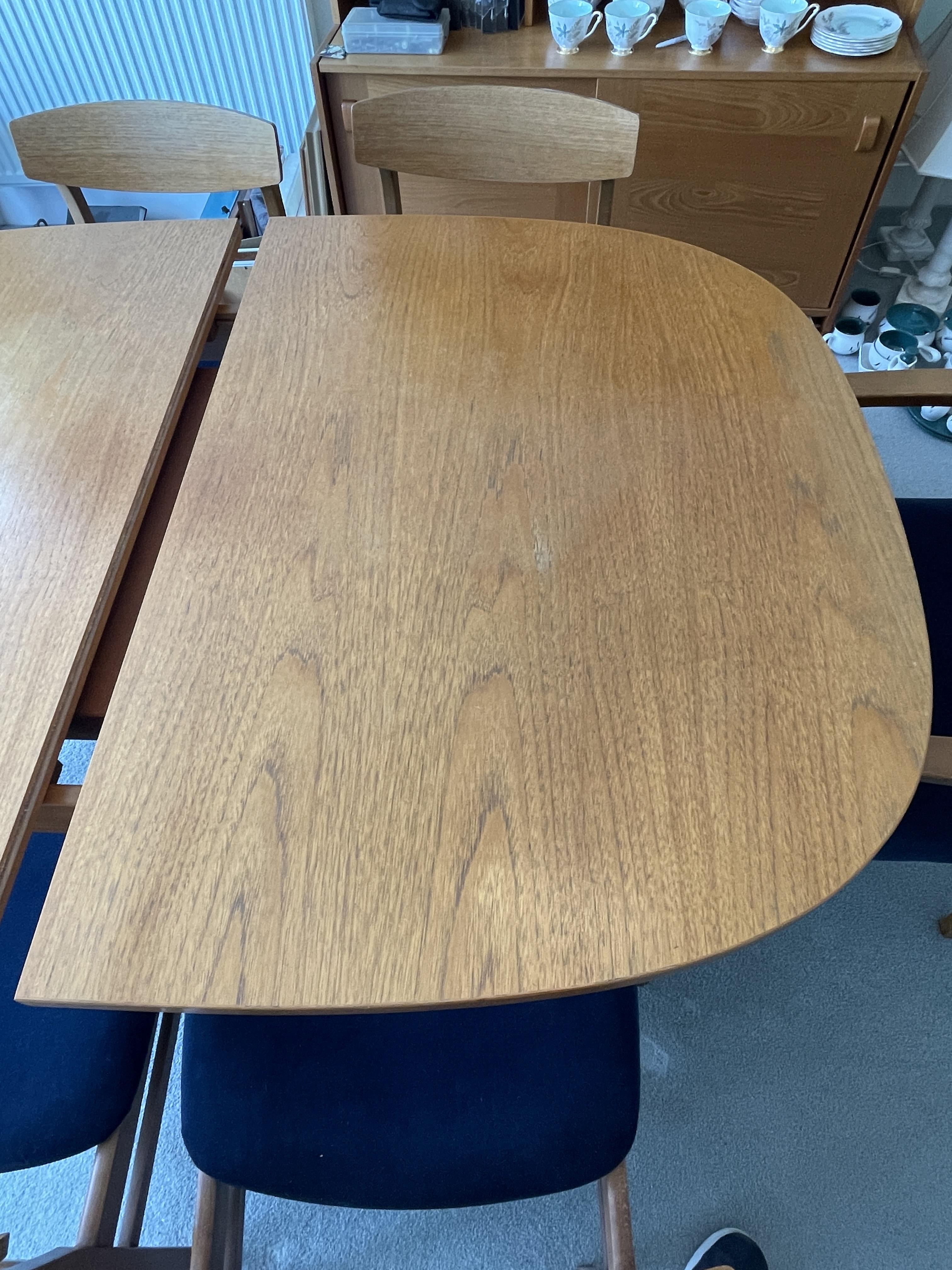 Vintage G Plan Dining Table and Chairs. (To be co - Image 5 of 21