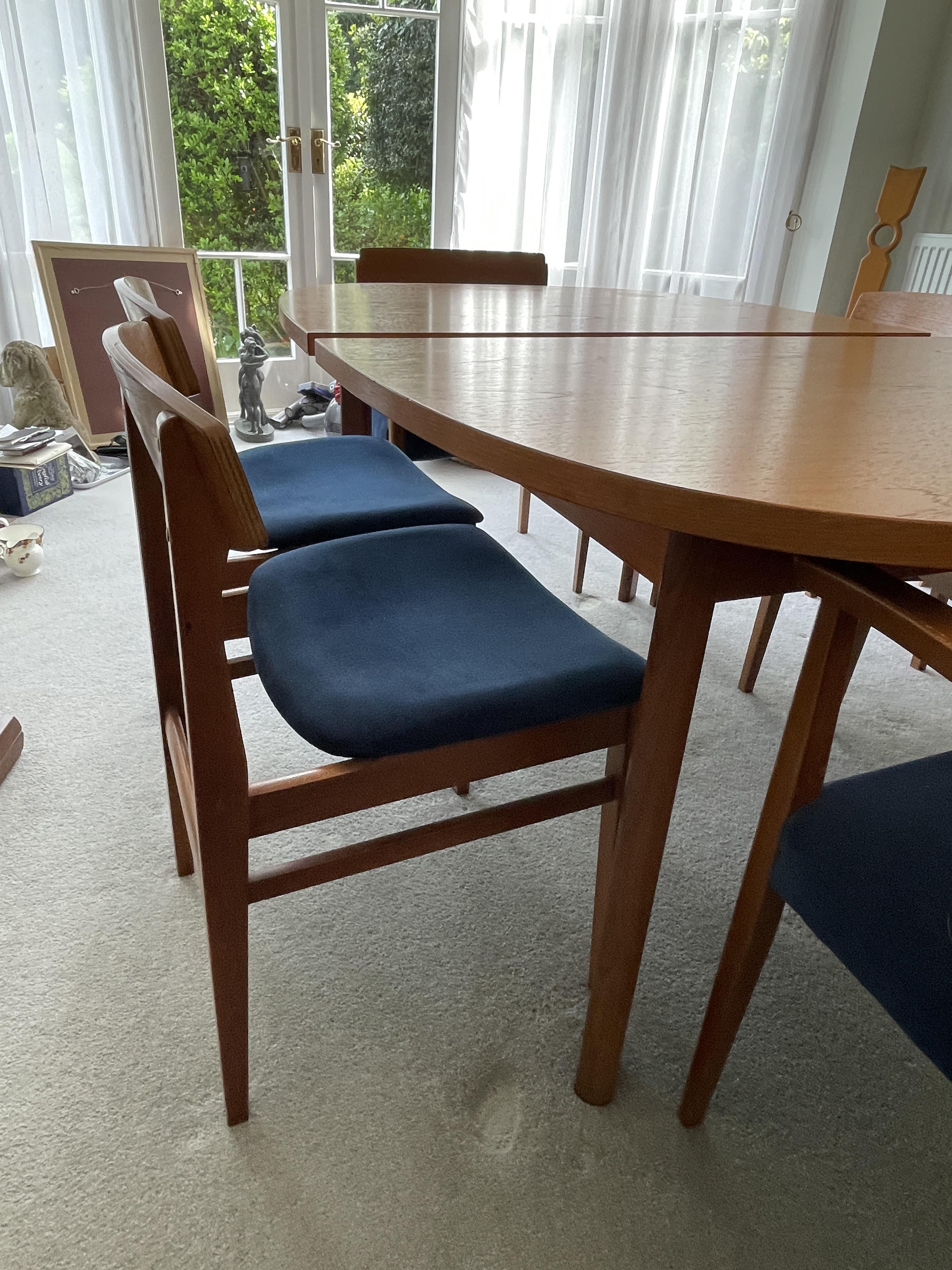 Vintage G Plan Dining Table and Chairs. (To be co - Image 4 of 21
