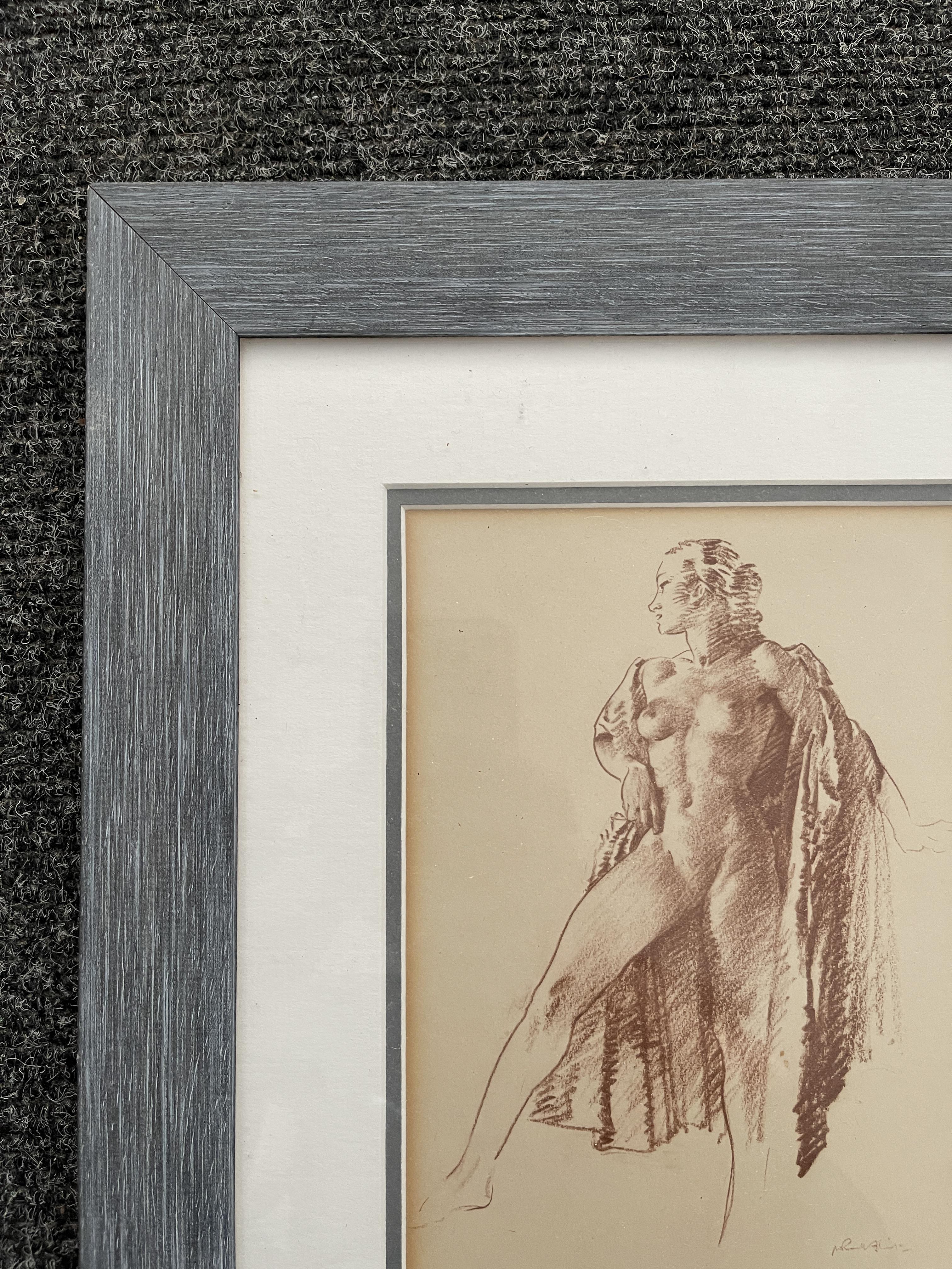 Four Framed Pictures of Nude Woman, all signed. - Image 12 of 45