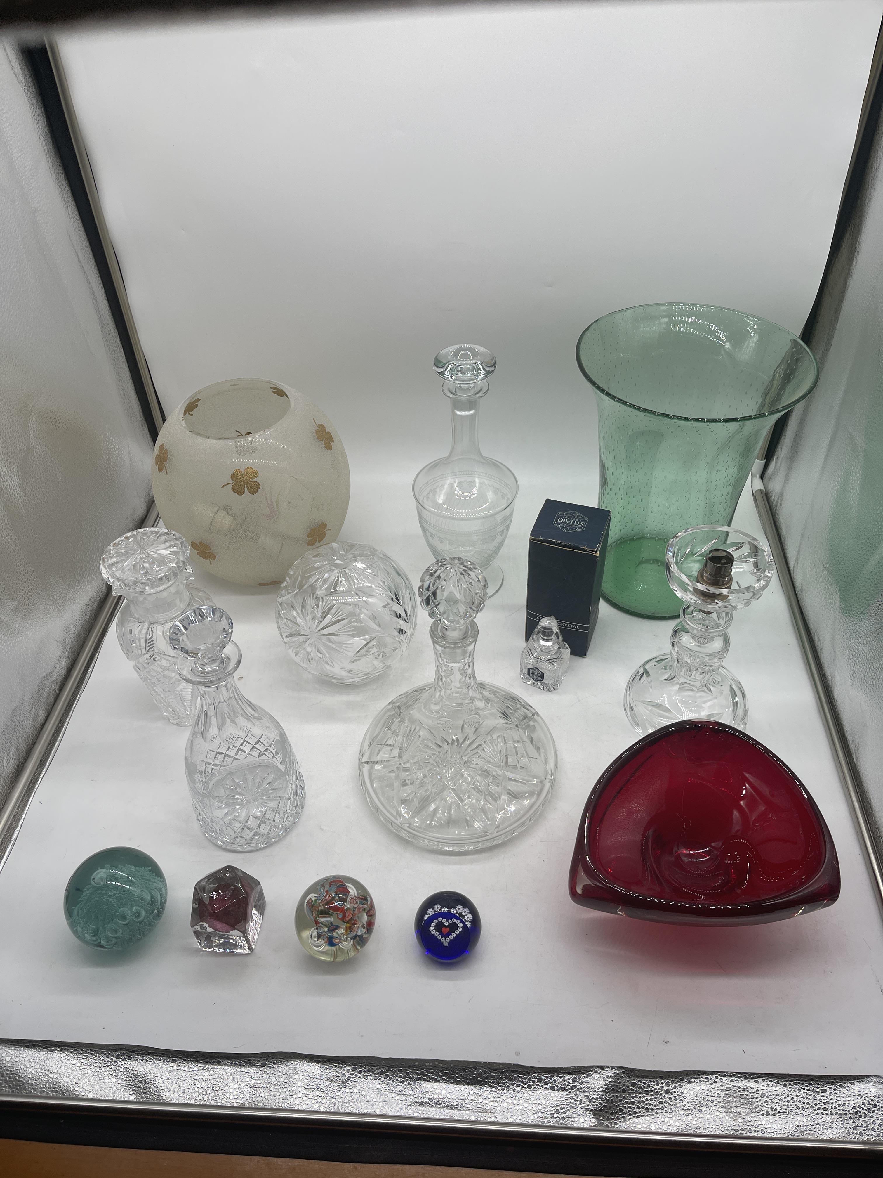 Assortment of Glassware to include Crystal, Paperw - Image 2 of 14