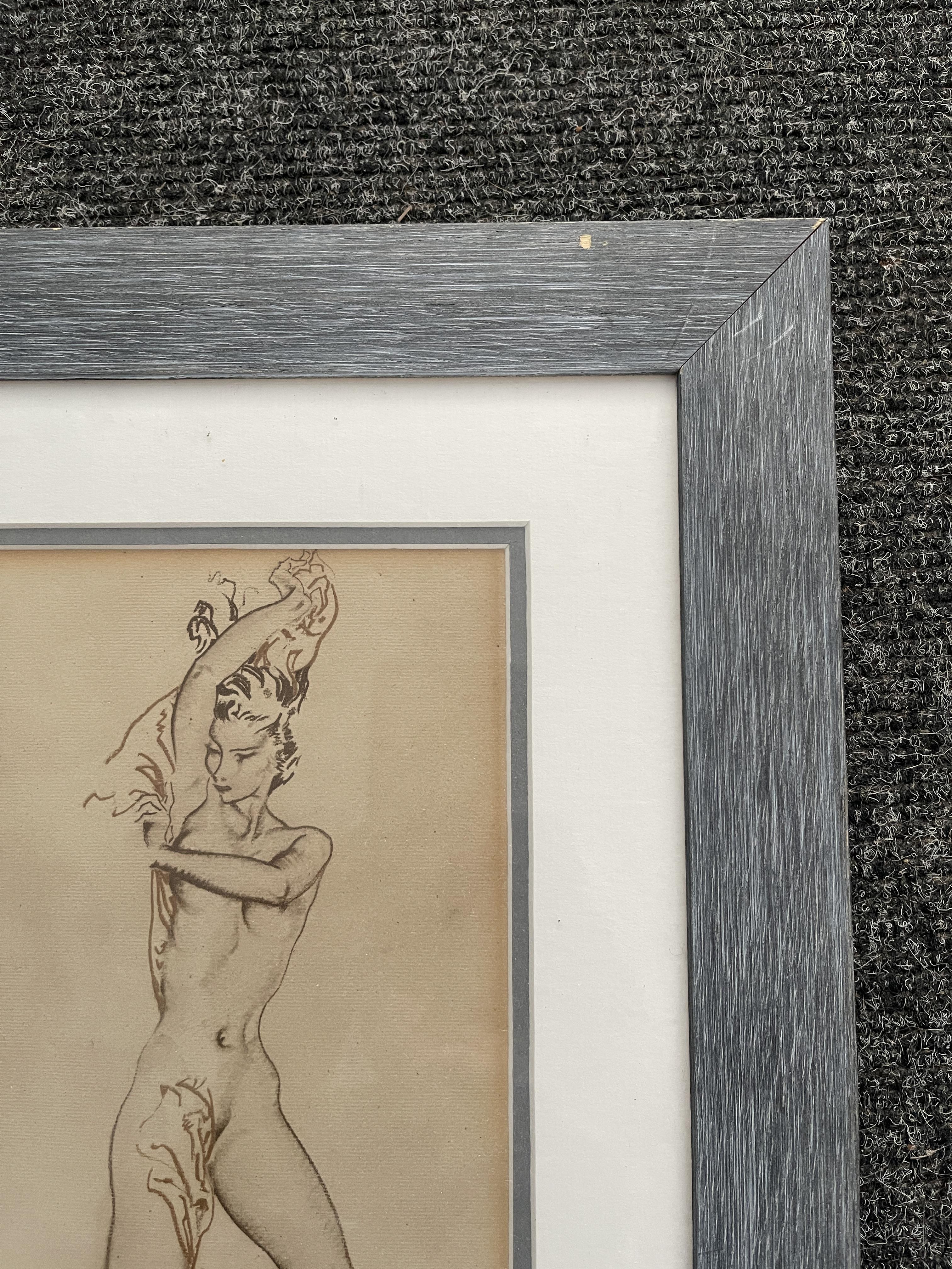 Four Framed Pictures of Nude Woman, all signed. - Image 4 of 45