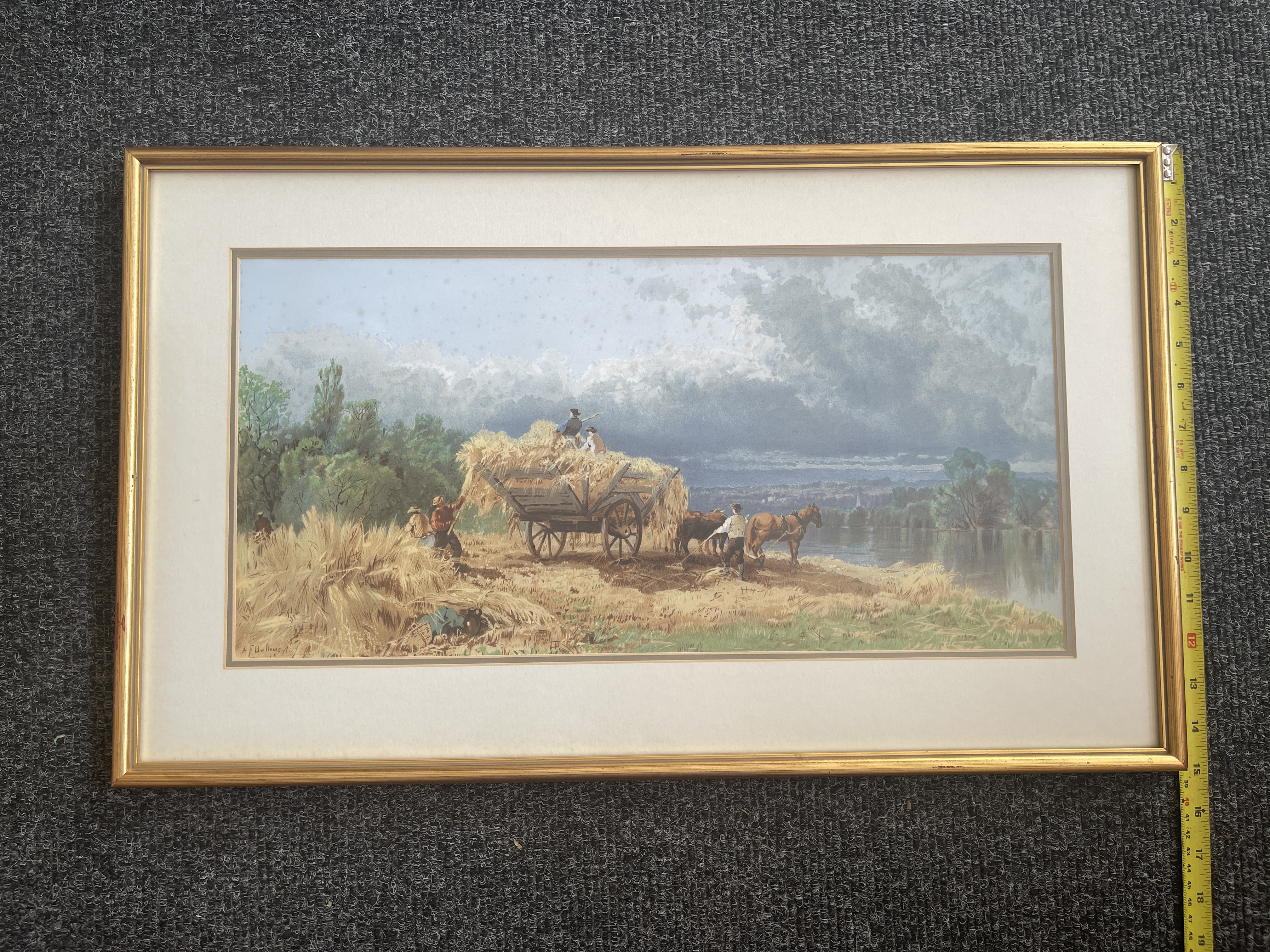 Albert Fitch Bellows - Signed and Framed Watercolo - Image 21 of 22