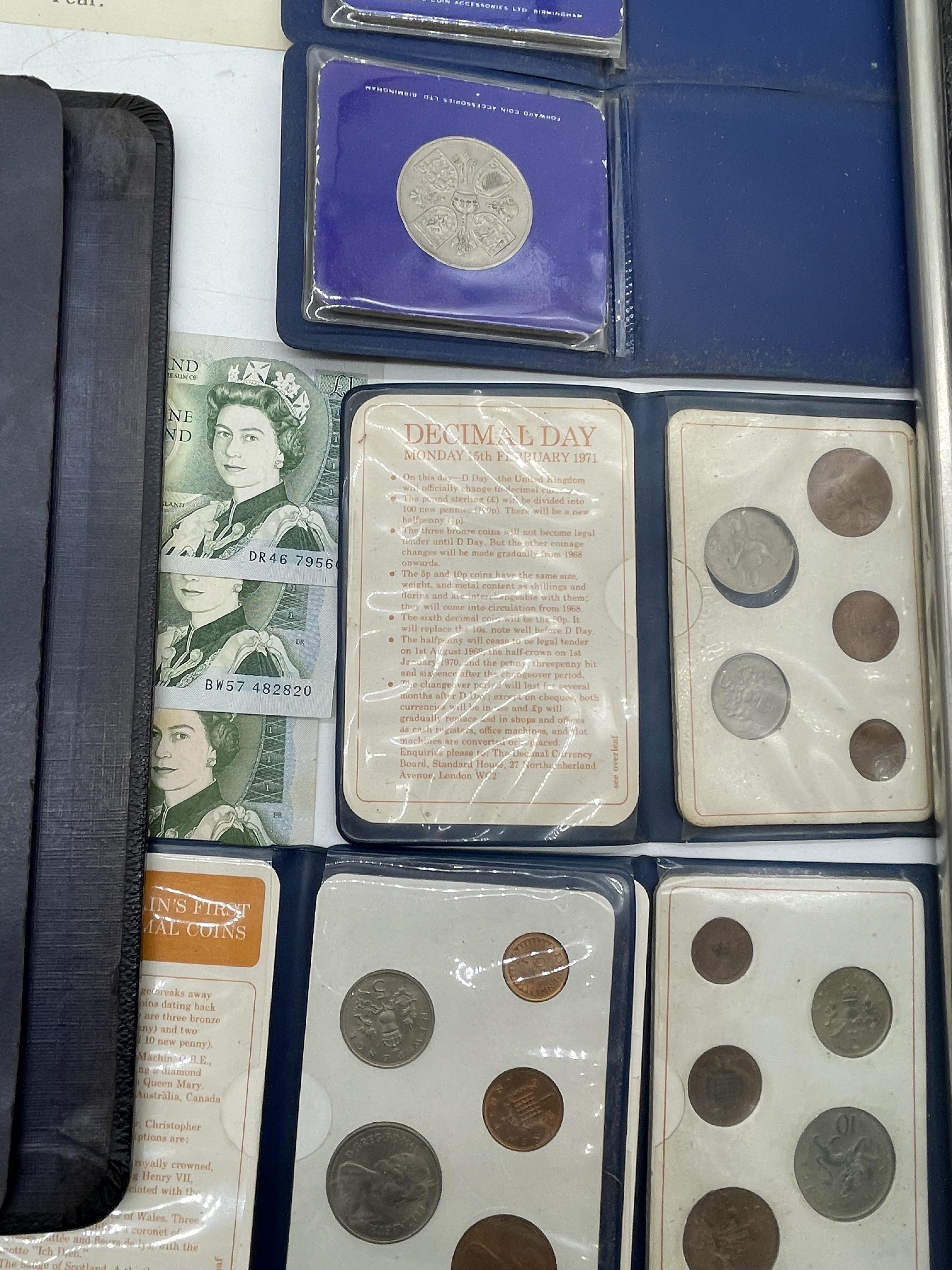 An Album with Collectible Coins along with Royal F - Image 7 of 20