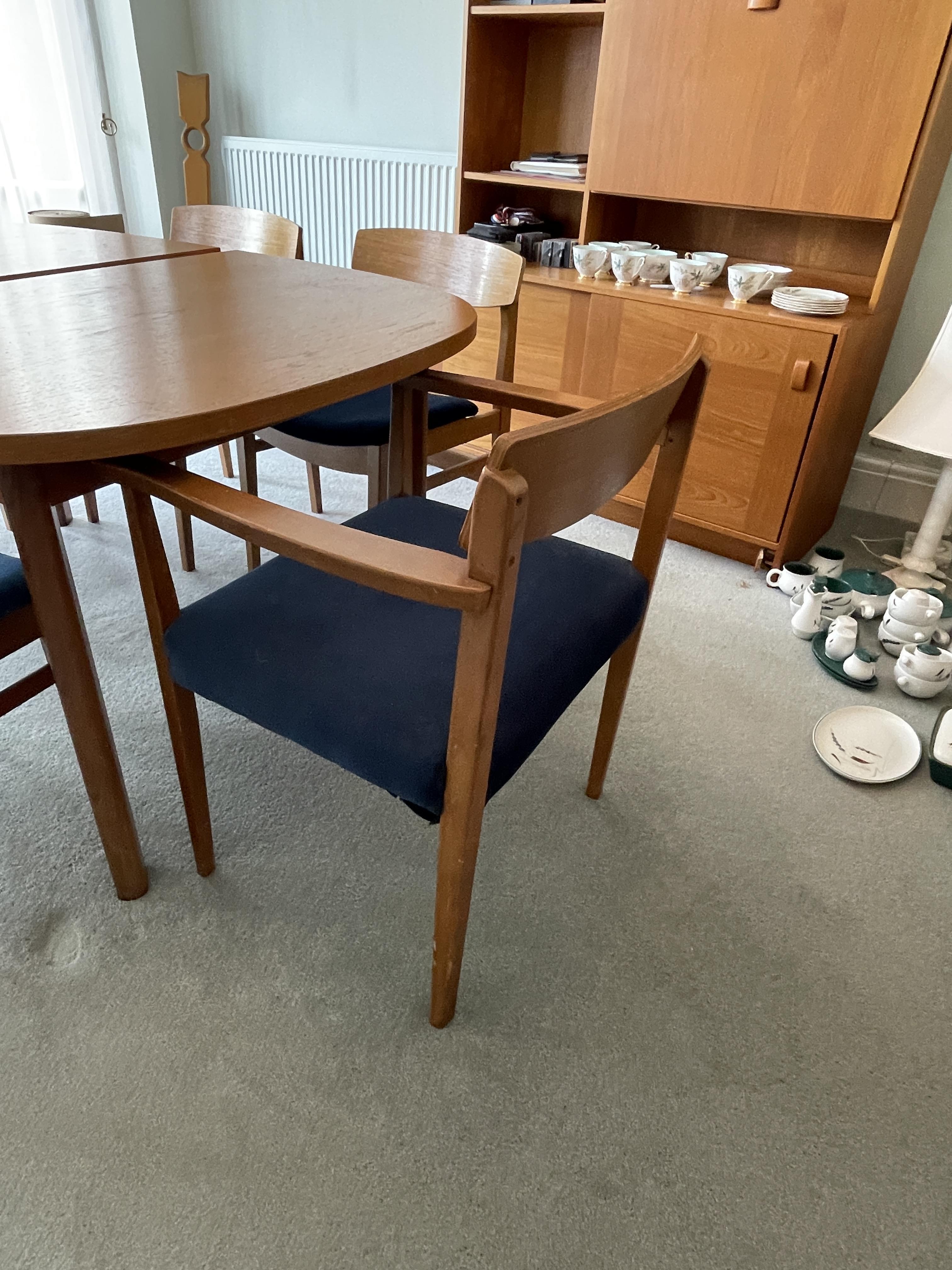 Vintage G Plan Dining Table and Chairs. (To be co - Image 3 of 21