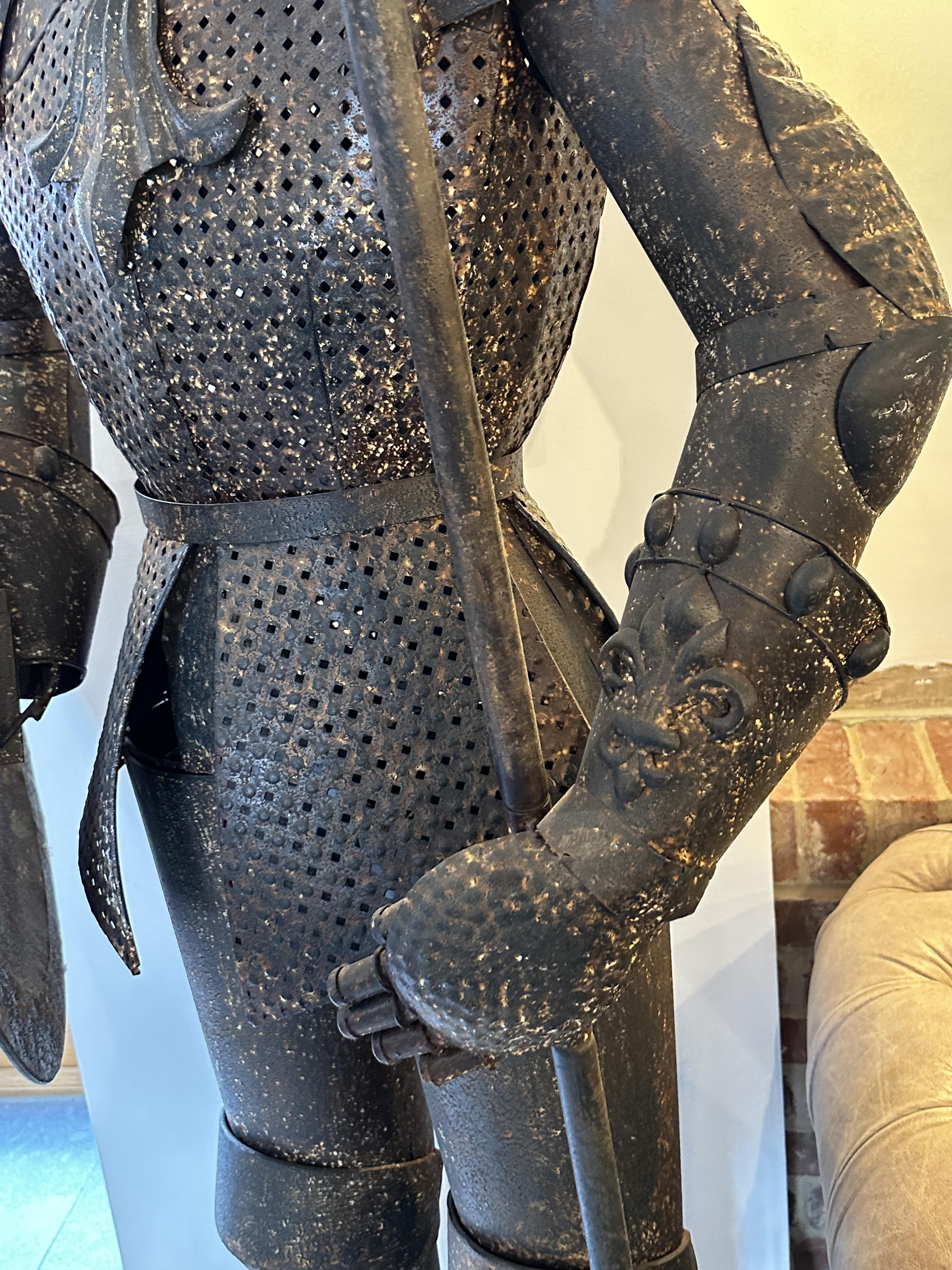 Pair of Medieval Style Full Size Suits Of Armour w - Image 28 of 44